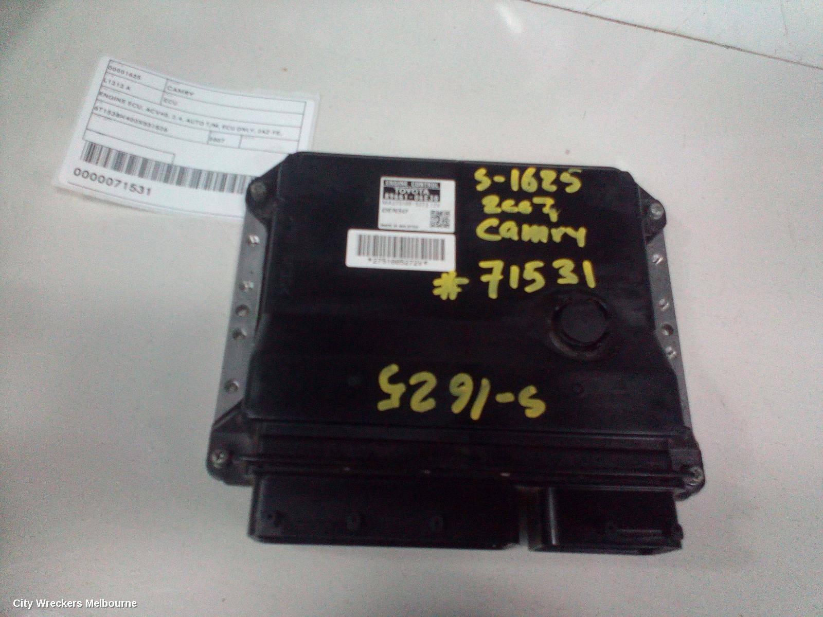 TOYOTA CAMRY ECU, ENGINE ECU, ACV40, 2.4, AUTO T/M, ECU ONLY, 2AZ-FE, 06/2006 - 11/2011 - Image 2