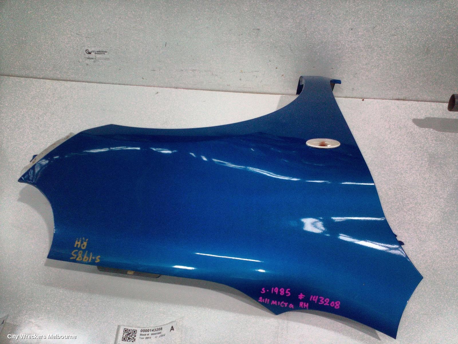 NISSAN MICRA RIGHT GUARD, K13, 11/2010 - 11/2012 - Image 1