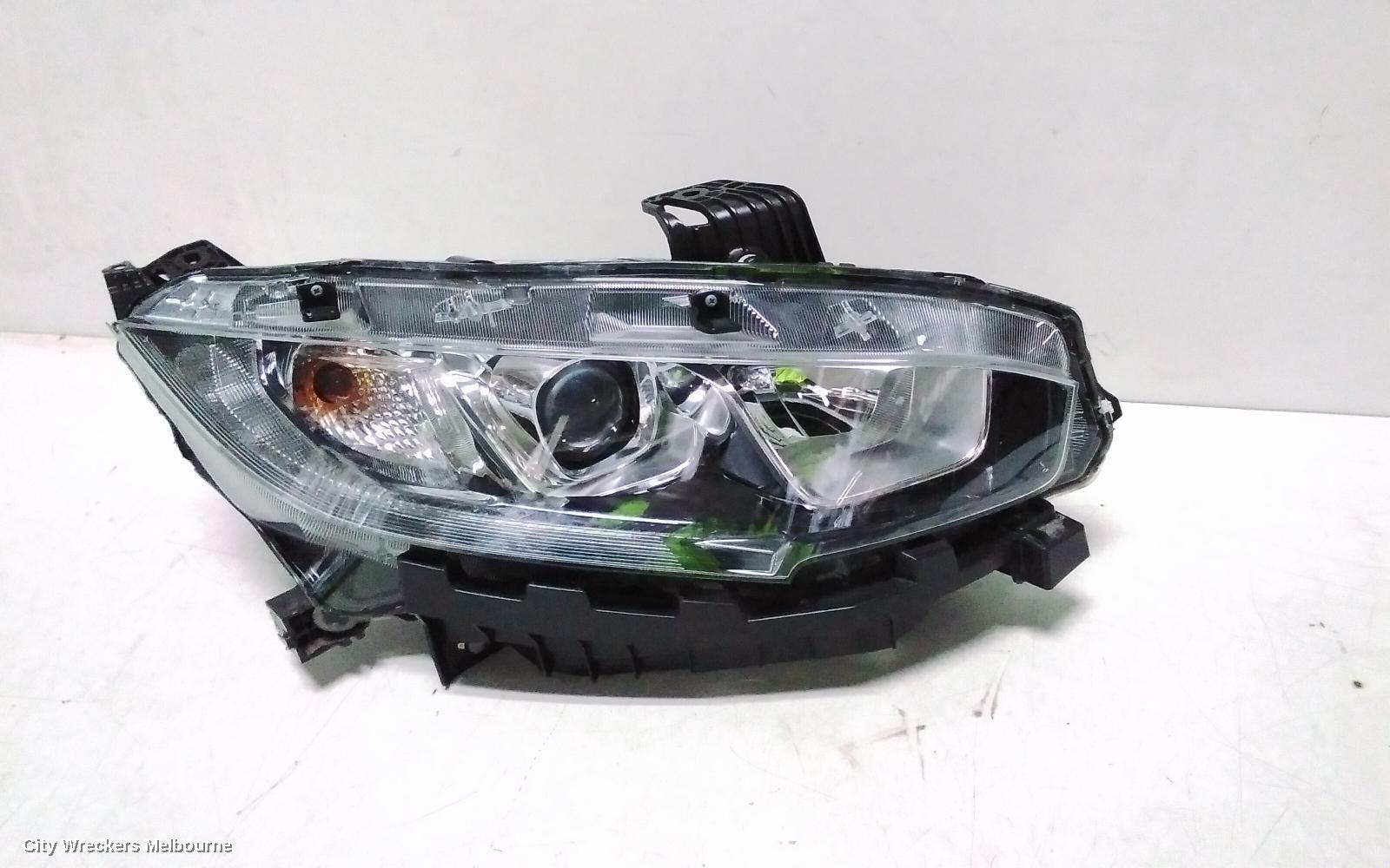 HONDA CIVIC RIGHT HEADLAMP, 10TH GEN, HATCH/SEDAN, HALOGEN TYPE, 05/2016 - 08/2021 - Image 3