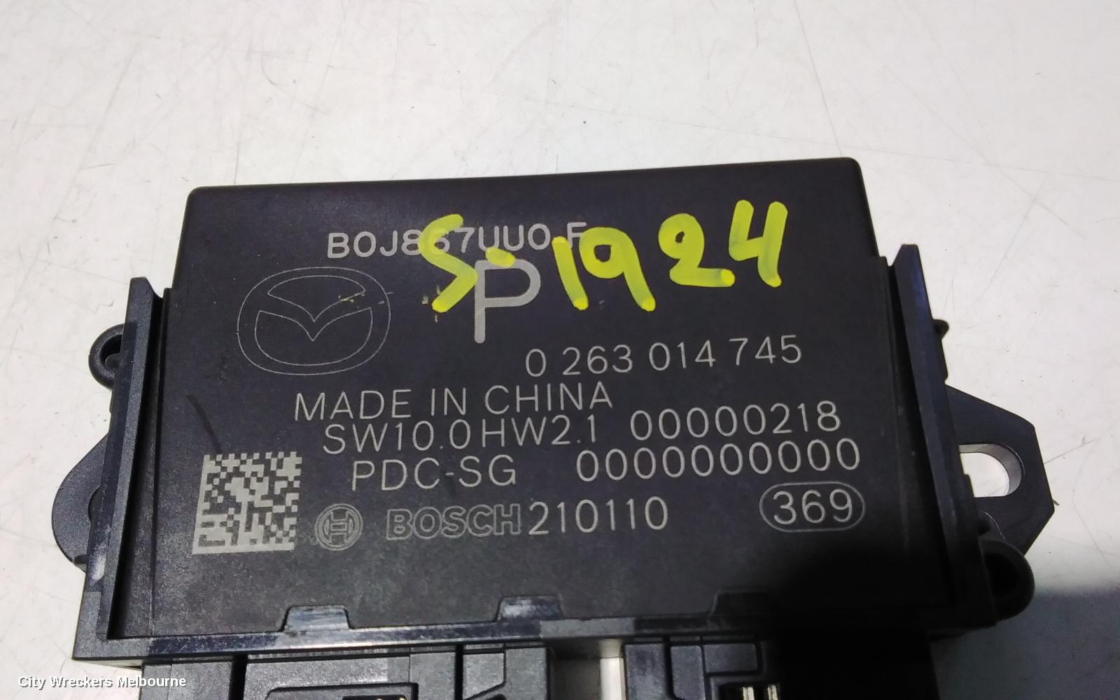 MAZDA 3, BP, 03/2019 ONWARDS, PARK ASSIST - B0J8-67-UU0F: 95649 - Image 2
