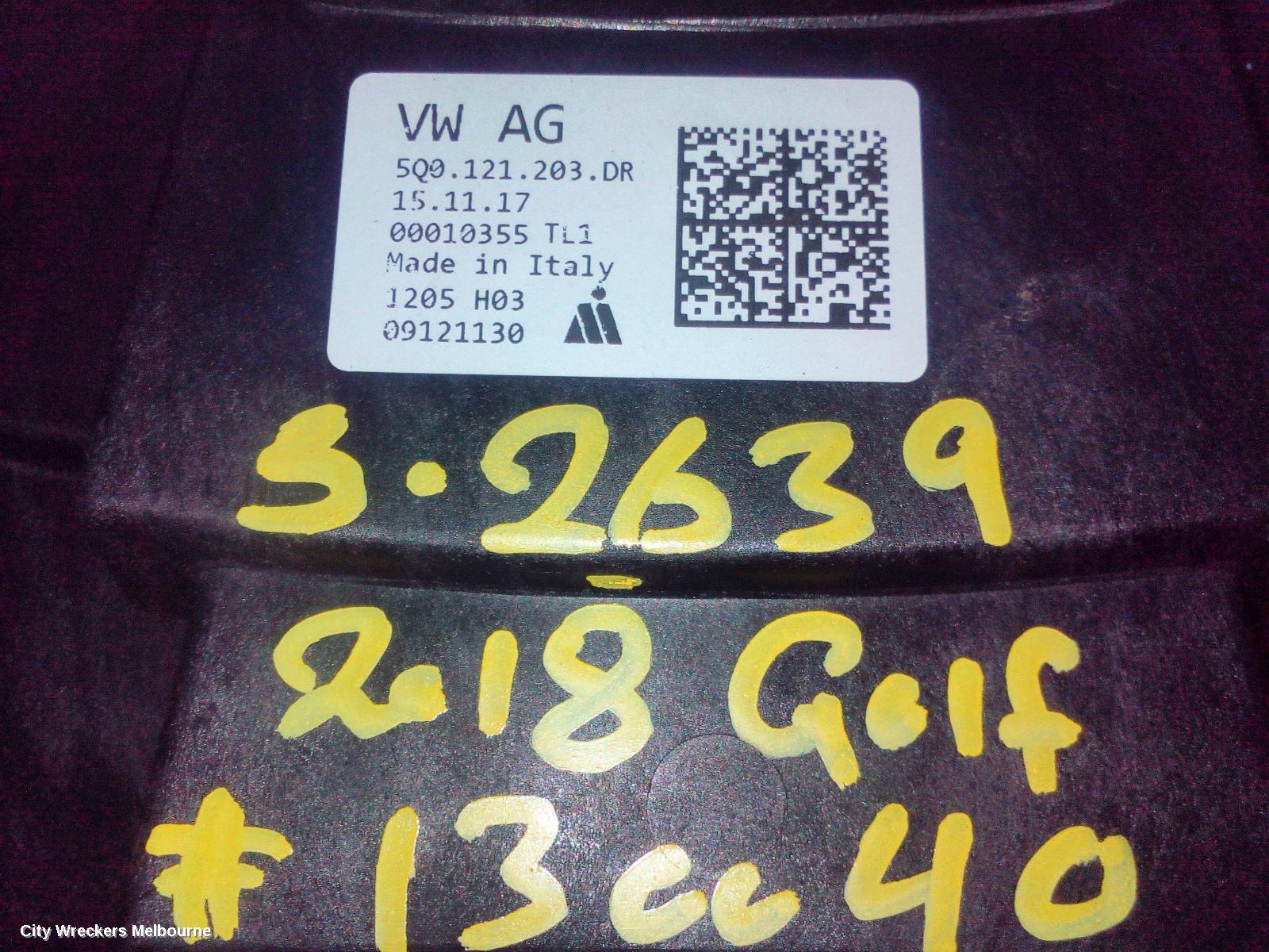 VOLKSWAGEN GOLF FAN, SINGLE FAN ASSY, 1.4, PETROL, CXSA/CHPA/CMBA/CZCA/CZDA/CPTA CODE, 400W (MAGNA), GEN 7, 12/2012 - 08/2020 - Image 3