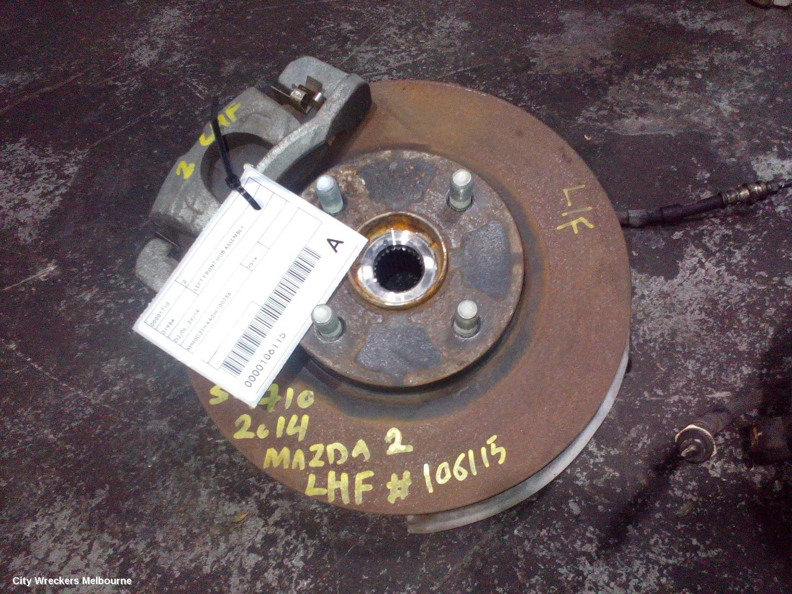 MAZDA 2 LEFT FRONT HUB ASSEMBLY, DJ/DL, 09/2014 ONWARDS - Image 1