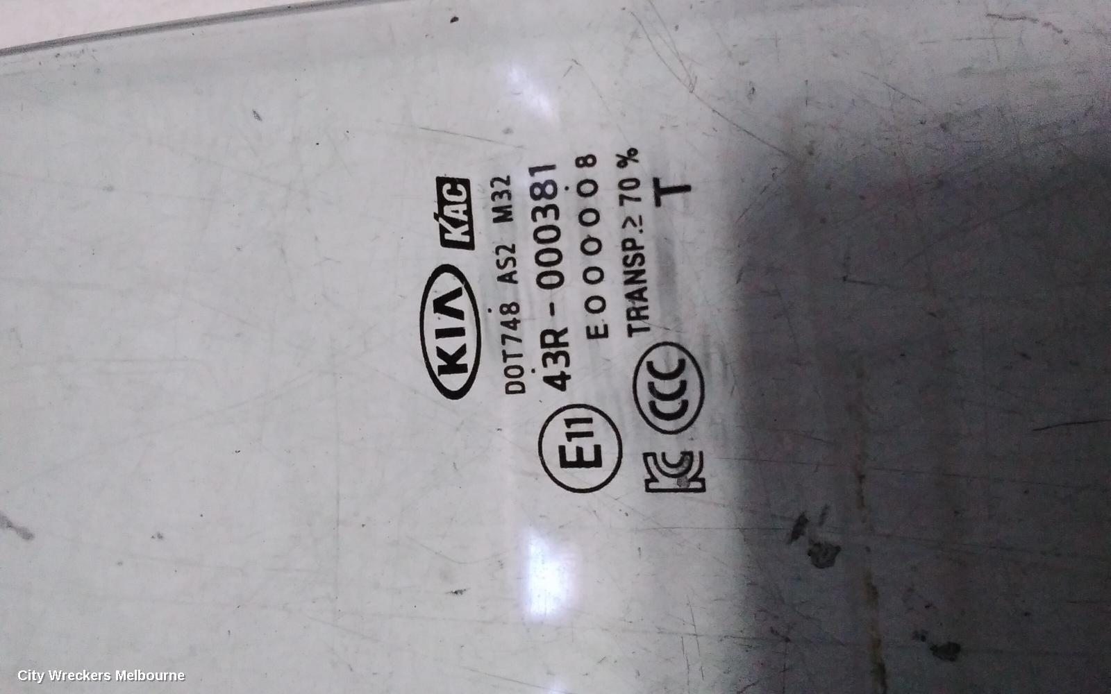 KIA SPORTAGE LEFT REAR DOOR WINDOW, QL, CODE M35, PRIVACY TINT, 10/2015 - 08/2021 - Image 1