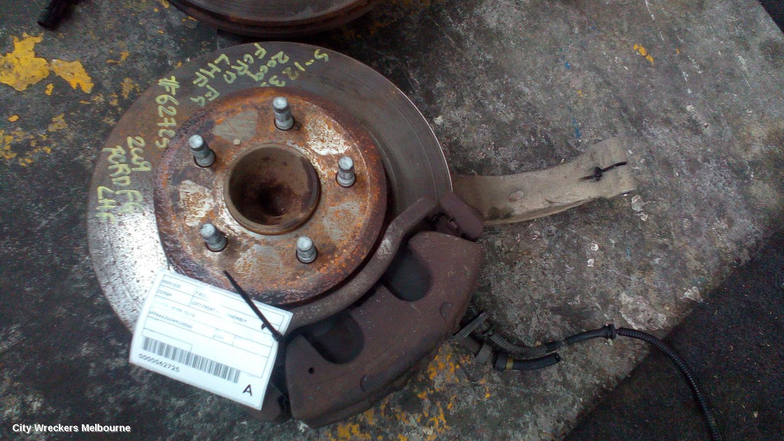 FORD FALCON LEFT FRONT HUB ASSEMBLY, FG-FGX, 05/2008 - 12/2016 - Image 1