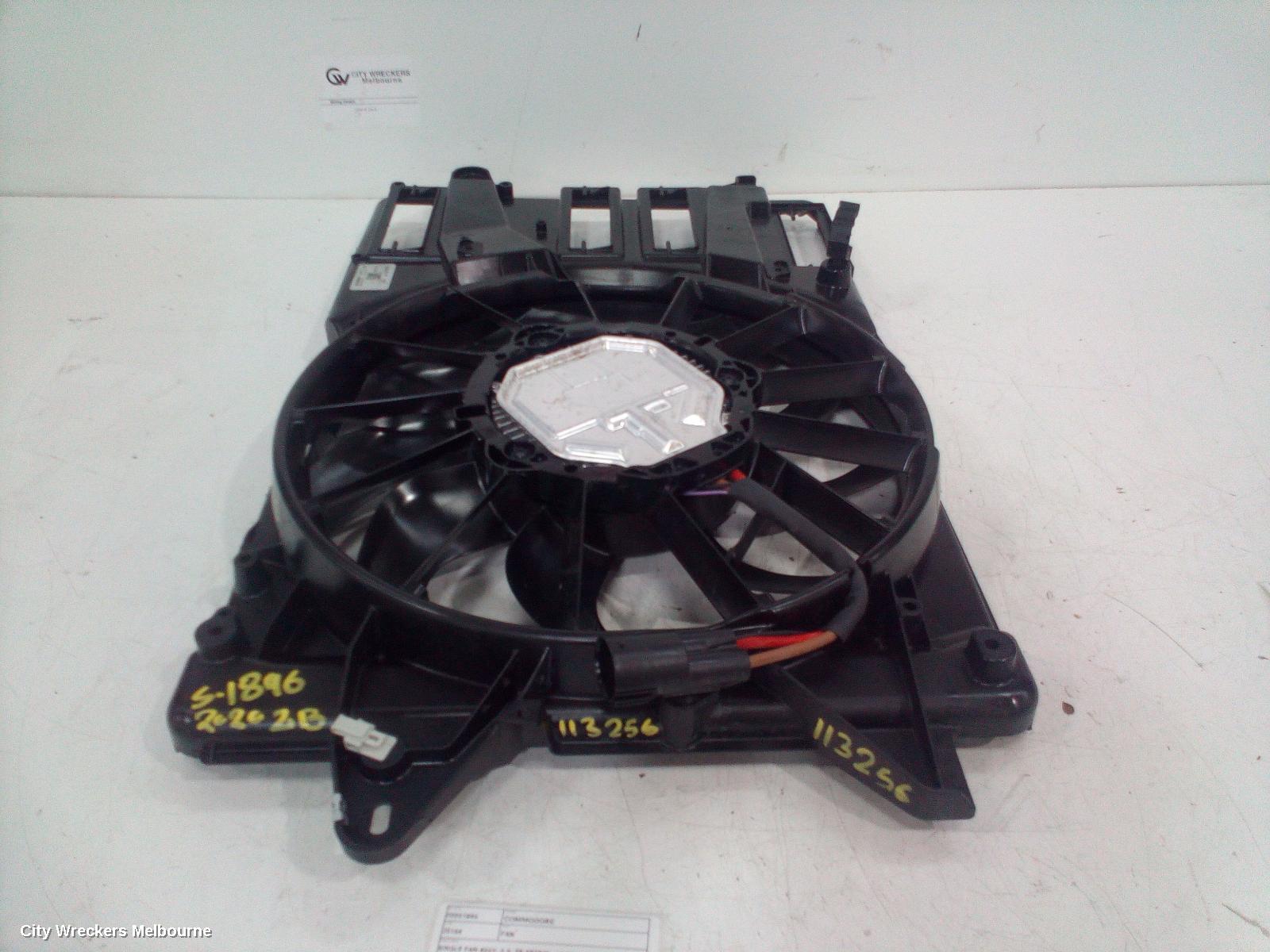 HOLDEN COMMODORE FAN, SINGLE FAN ASSY, 2.0, ZB,PETROL, 10/2017 - 12/2020 - Image 2