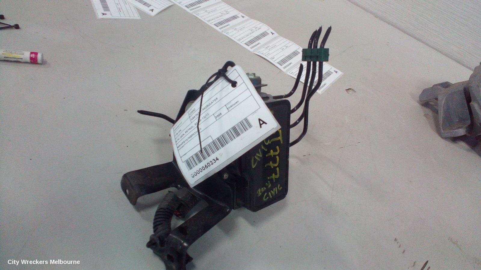 HONDA CIVIC ABS PUMP/MODULATOR, 8TH GEN, P/N 0T010068NBVVV, 02/2006 - 12/2011 - Image 3