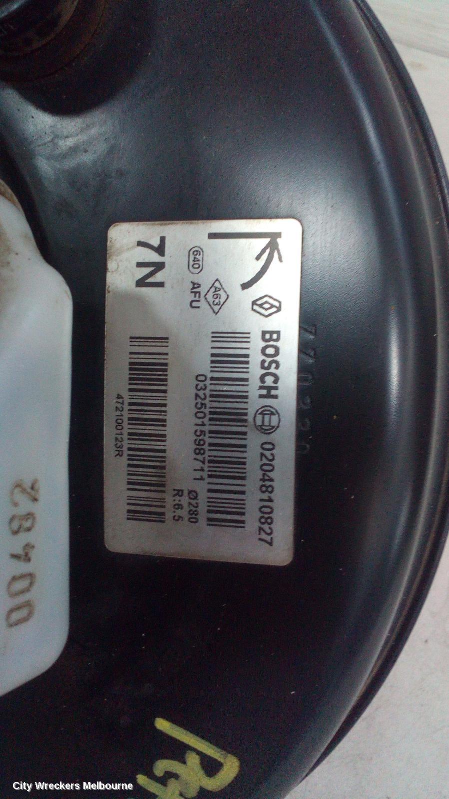 RENAULT KANGOO BRAKE BOOSTER, X61, 10/2010 - 02/2022 - Image 2