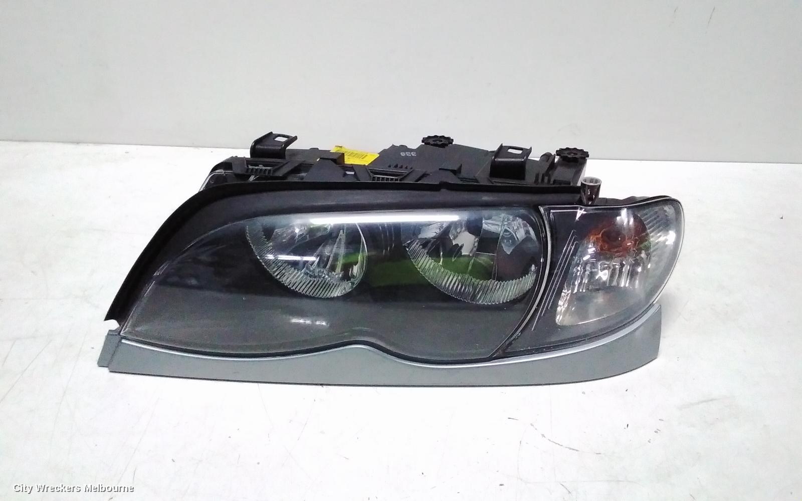BMW 3 SERIES LEFT HEADLAMP, E46, CPE/CAB, STANDARD, AMBER FLASHER, 03/2003 - 07/2006 - Image 1