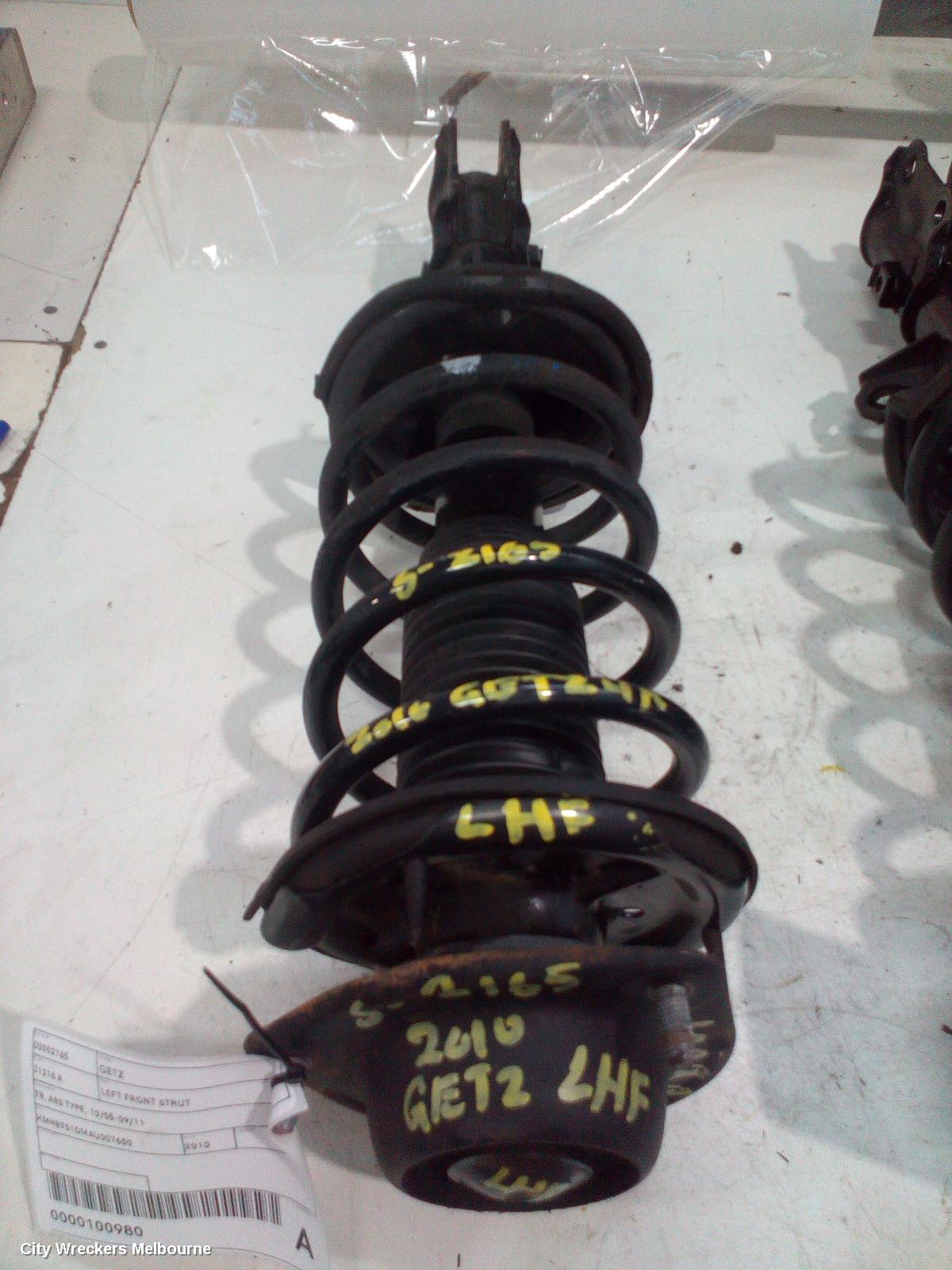 HYUNDAI GETZ LEFT FRONT STRUT, TB, ABS TYPE, 10/2005 - 09/2011 - Image 2