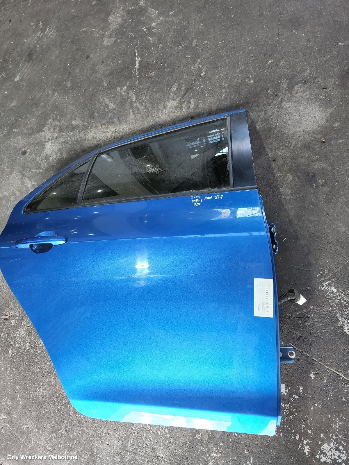 TOYOTA YARIS RIGHT REAR DOOR, NCP9#, SEDAN, 03/2006 - 06/2016 (AUS ONLY) - Image 3