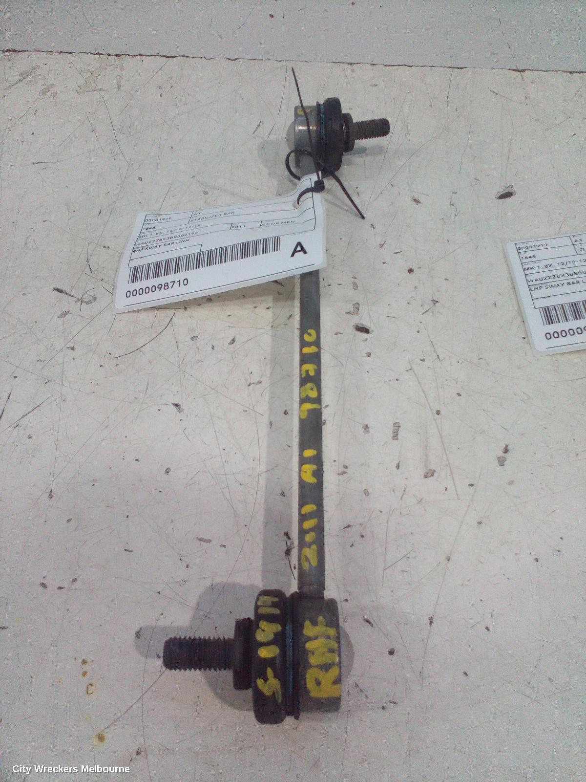 AUDI A1 STABILISER BAR, MK 1, 8X, 12/2010 - 12/2018 - Image 1