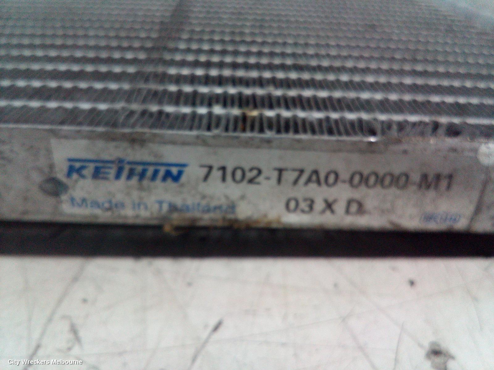 HONDA HRV A/C CONDENSER, RU, 12/2014 - 10/2021 - Image 1