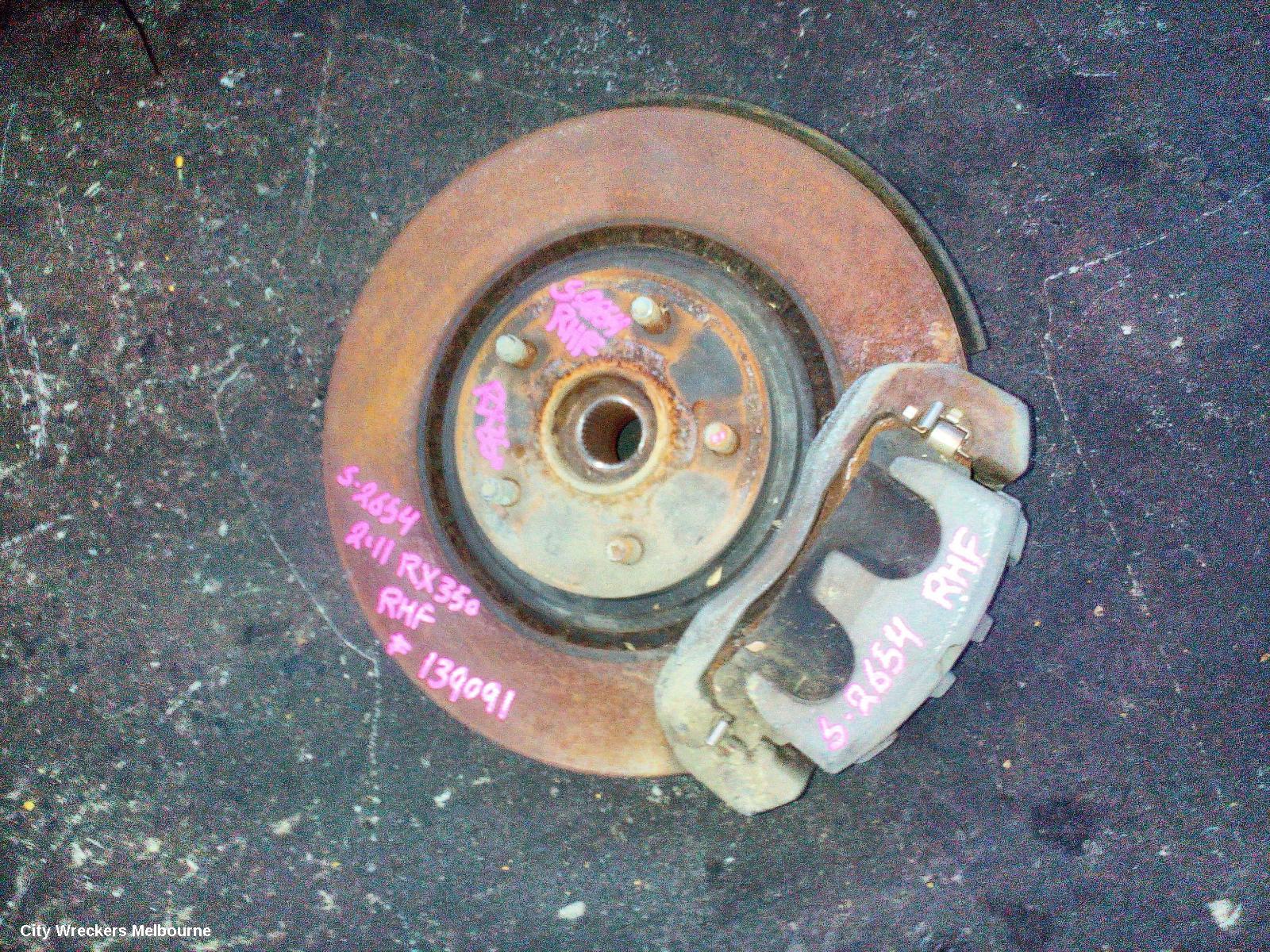 LEXUS RX SERIES RIGHT FRONT HUB ASSEMBLY, AL10, 12/2008 - 08/2015 - Image 2