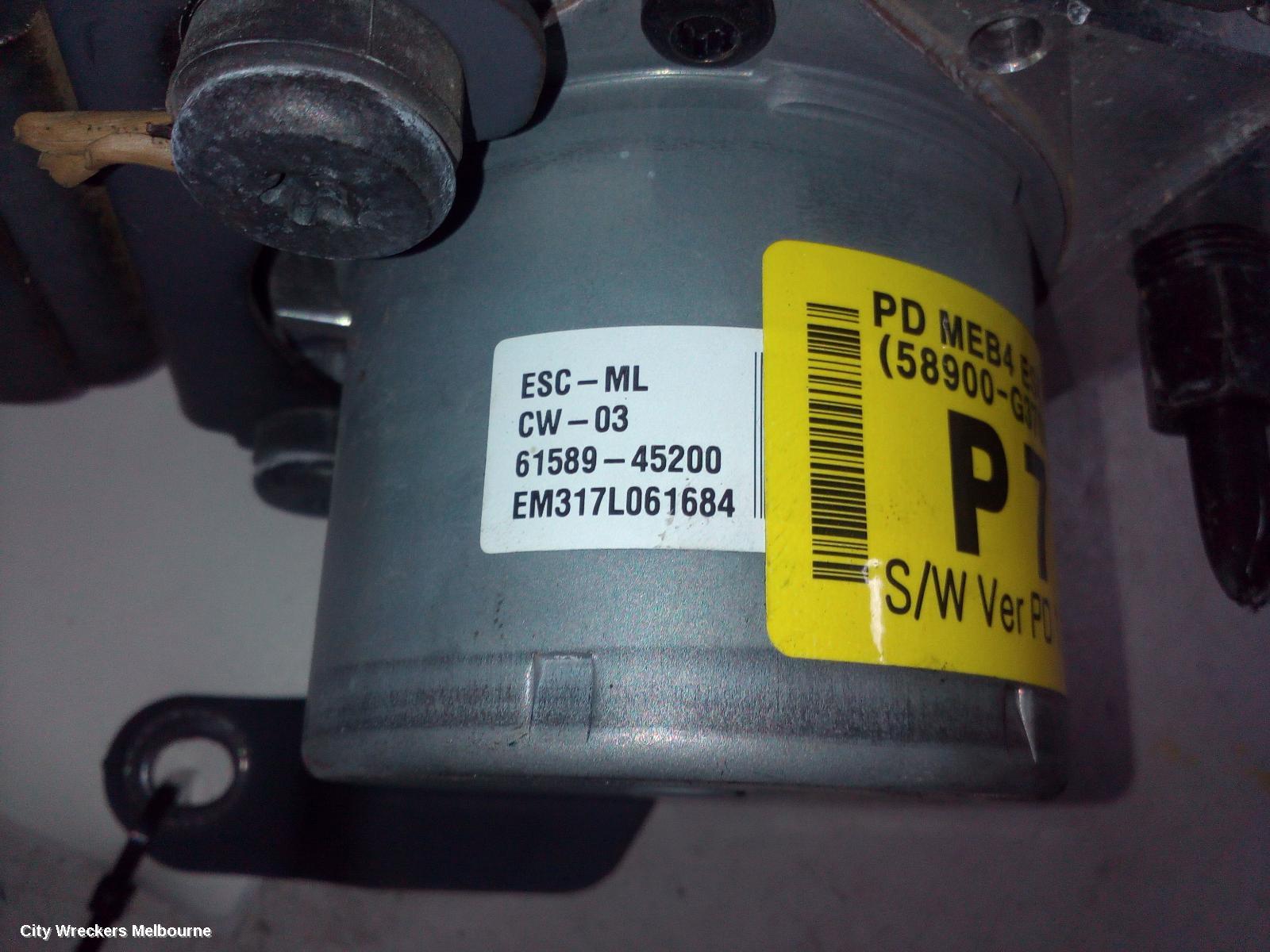 HYUNDAI I30 ABS PUMP/MODULATOR, P/N 58900G3700, PD, 03/2017 ONWARDS - Image 2