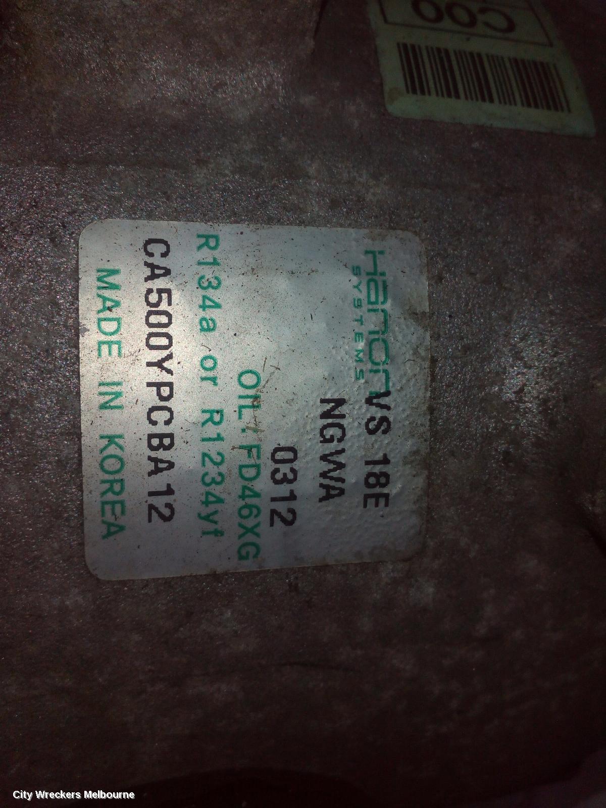 KIA CARNIVAL/GRAND CARNIVAL A/C COMPRESSOR, YP, 3.3, PETROL, G6DH/G6DM, 02/2015 - 10/2020 - Image 3