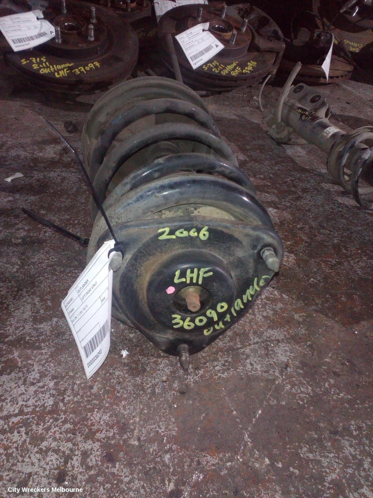 MITSUBISHI OUTLANDER LEFT FRONT STRUT, ZG-ZH, 11/2006 - 10/2012 - Image 1