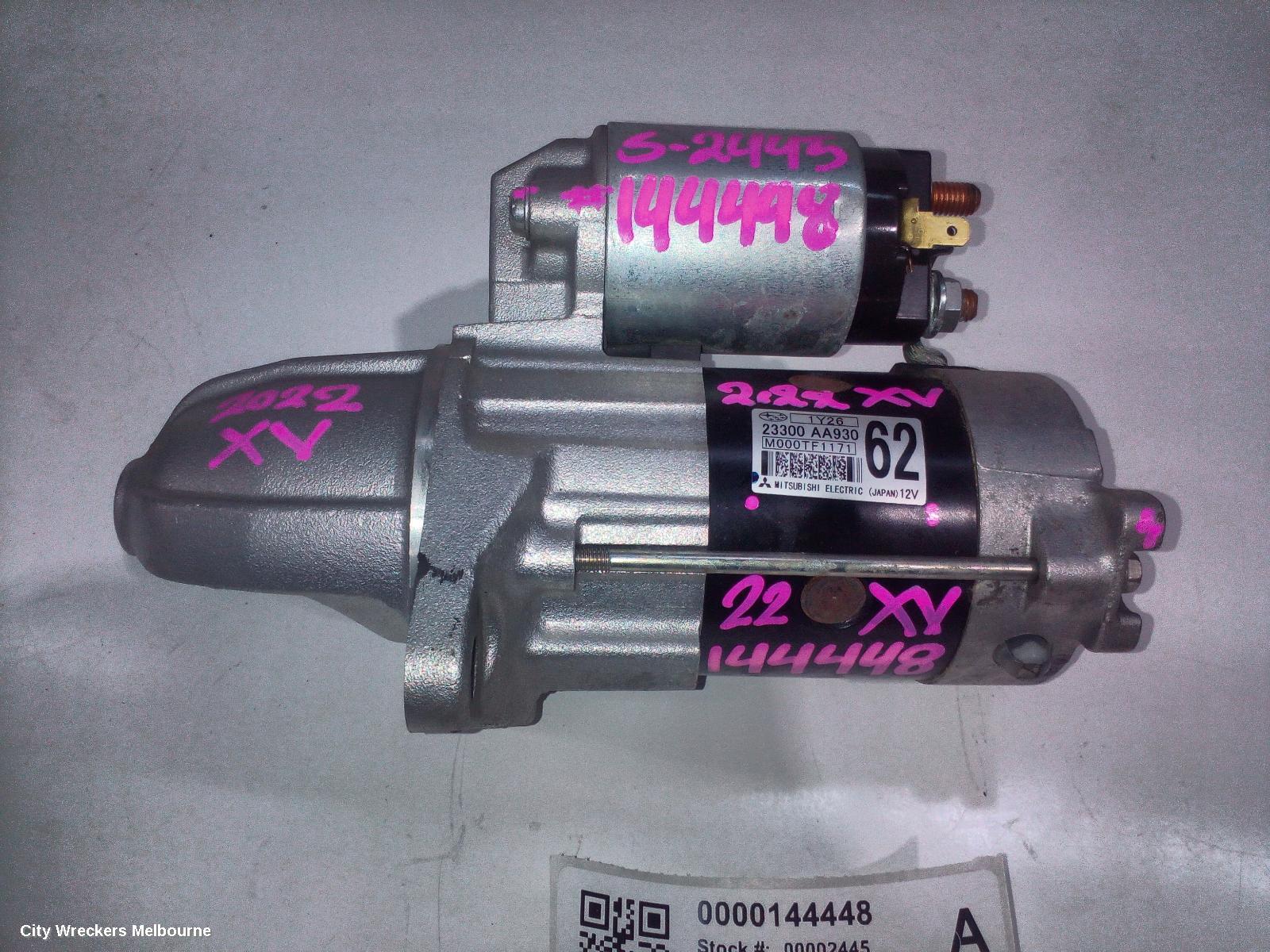 SUBARU XV STARTER, PETROL, FB20, AUTO, CVT, G5X, 03/2017 - 06/2023 - Image 1