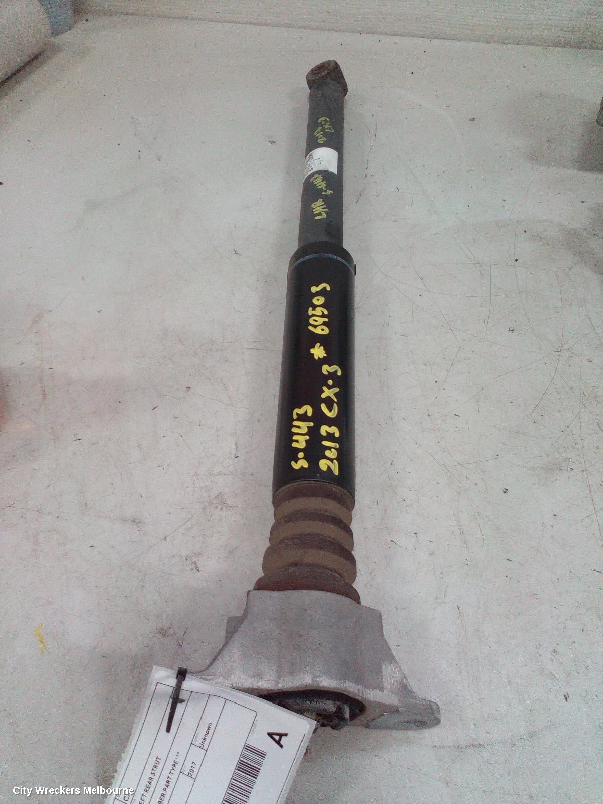 MAZDA CX3 LEFT REAR STRUT, ***USE SHOCK ABSORBER PART TYPE*** - Image 2