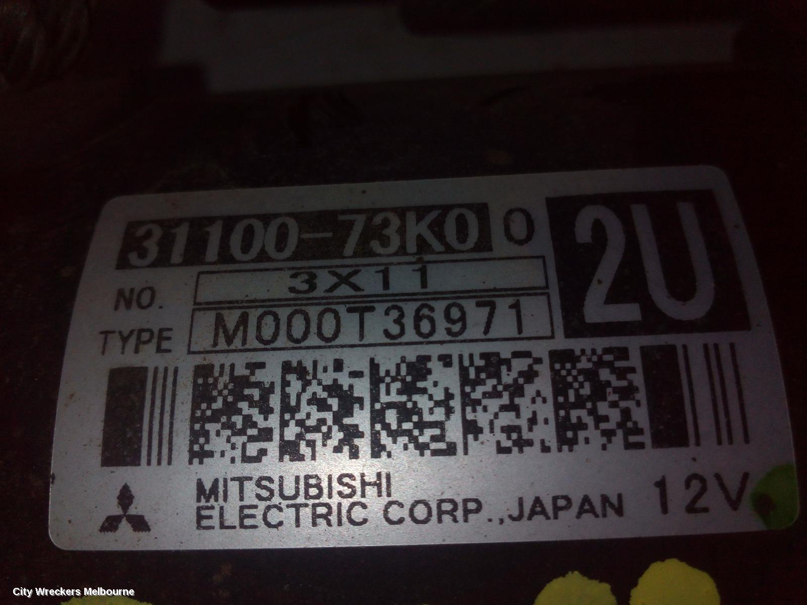 SUZUKI SWIFT ALTERNATOR, PETROL, DENSO 110AMP, FZ, 08/2010 - 03/2017 - Image 3