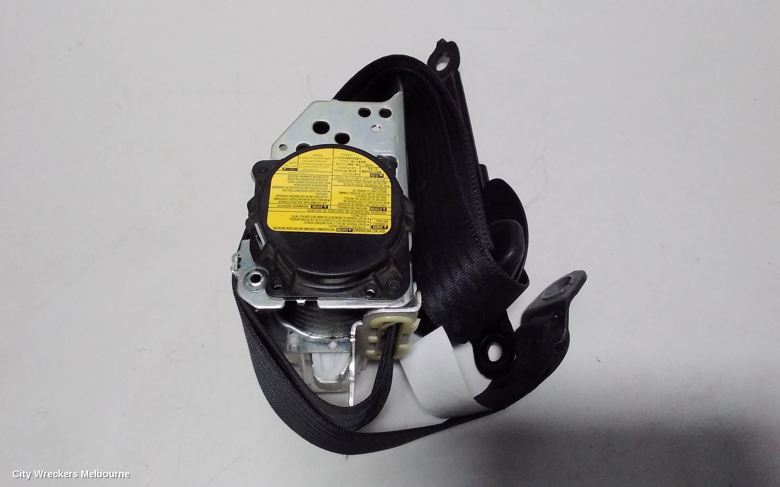 TOYOTA TARAGO SEATBELT/STALK, LH FRONT, SEAT BELT ONLY, BLACK, NON ELEC MOTOR ADJUSTMENT TYPE, ACR50R, 04/2012 - 06/2020 - Image 1