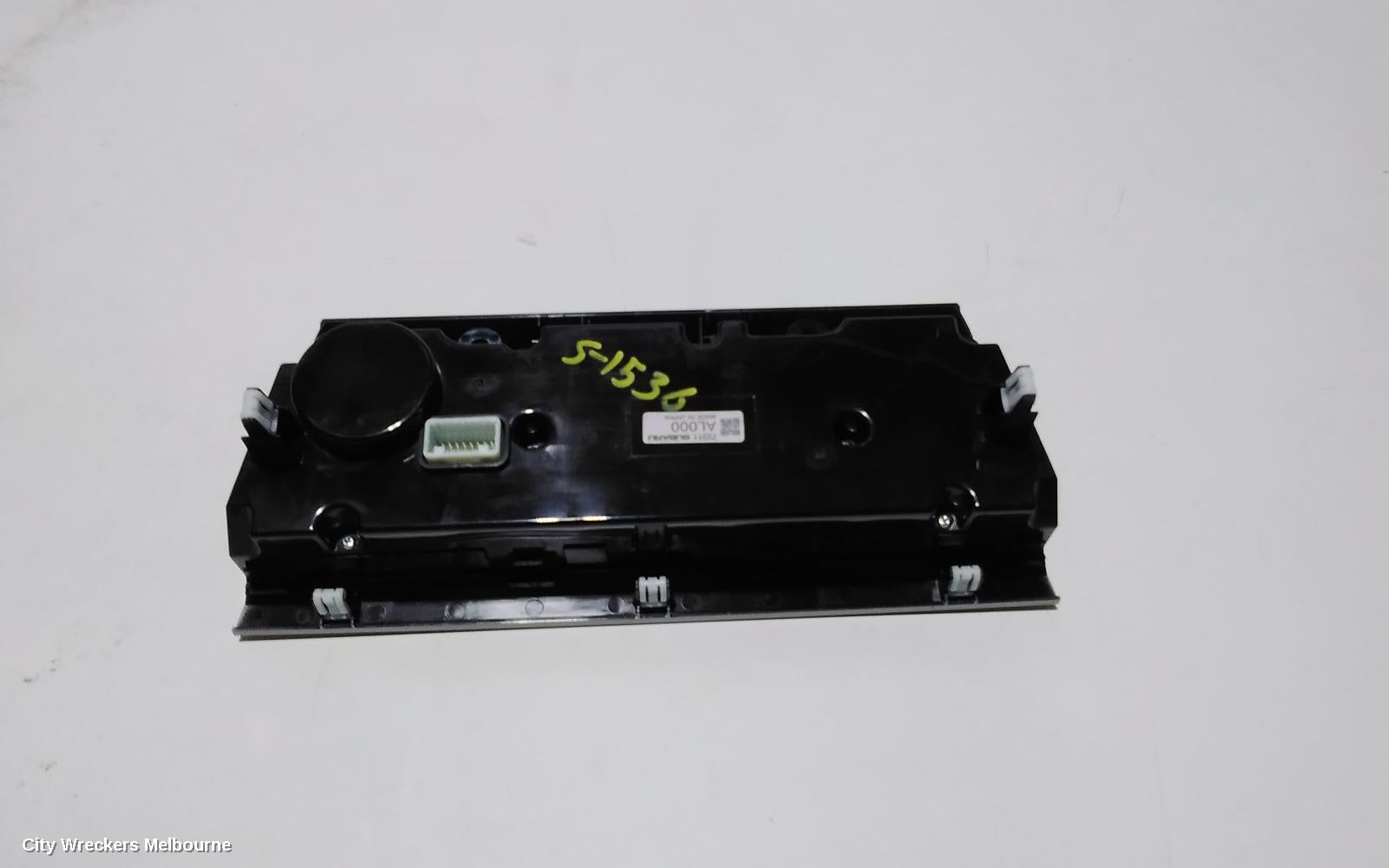 SUBARU LIBERTY HEATER/AC CONTROLS, 6TH GEN, CLIMATE CONTROL, NON HEATED SEAT TYPE, 08/2014 - 04/2021 - Image 2