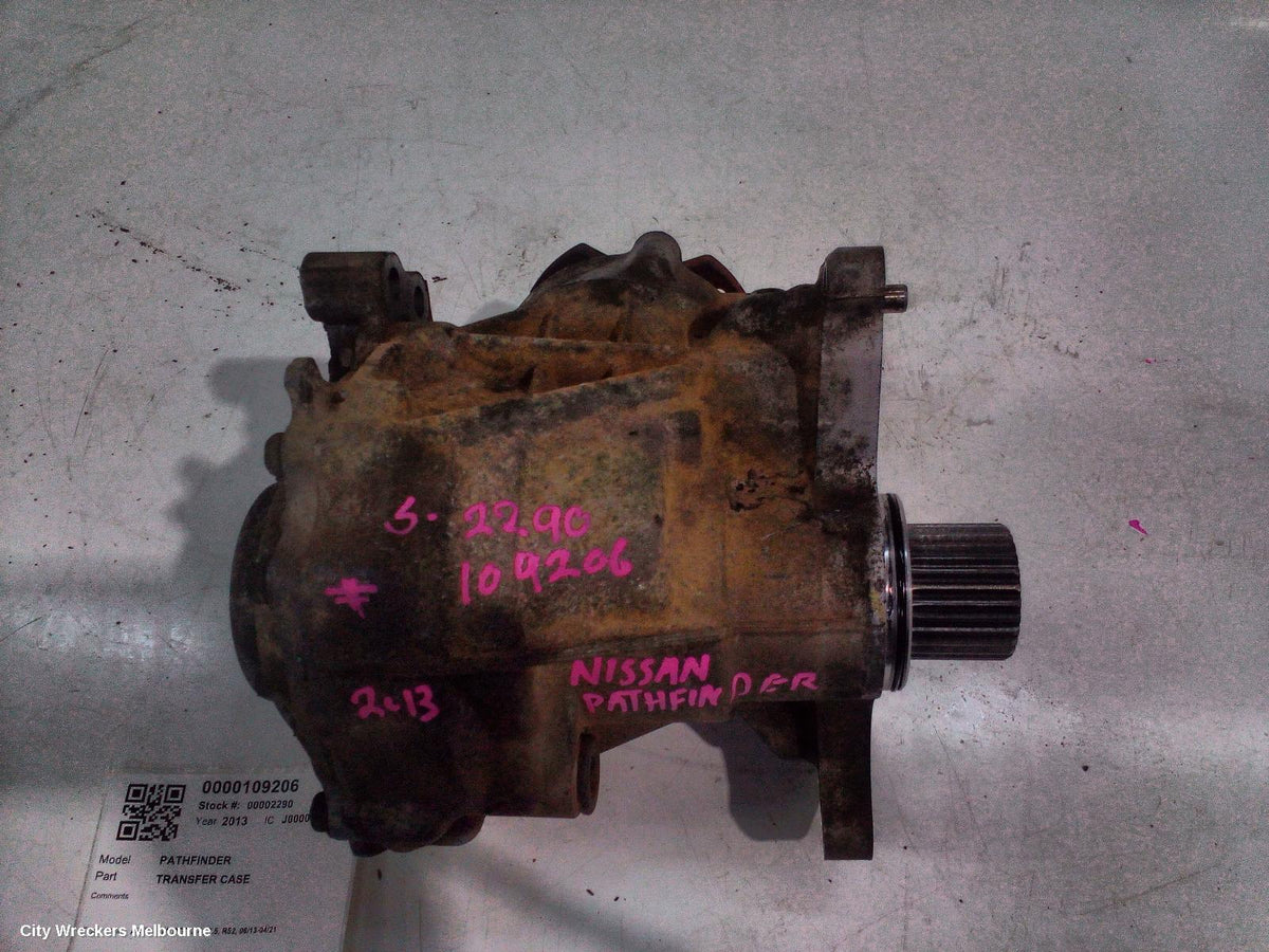 NISSAN PATHFINDER TRANSFER CASE, AUTO T/M, PETROL, 3.5, R52, 06/2013 - 04/2021 - Image 2