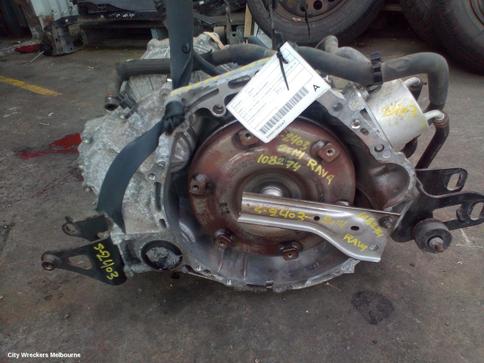 TOYOTA RAV4 TRANS/GEARBOX, AUTO, 2WD, PETROL, 2.0, ZSA42R, K111 CODE, 12/2012 - 09/2015 - Image 2