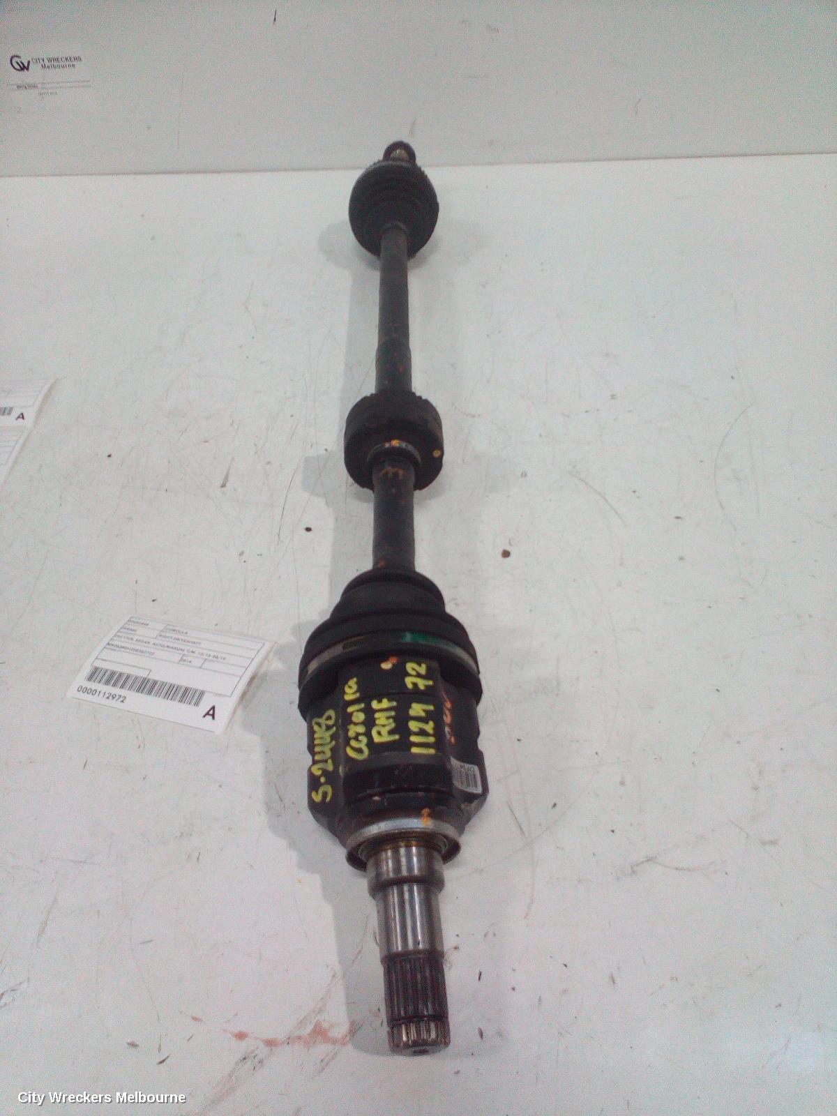 TOYOTA COROLLA RIGHT DRIVESHAFT, ZRE172R, SEDAN, AUTO/MANUAL T/M, 12/2013 - 06/2019 - Image 1