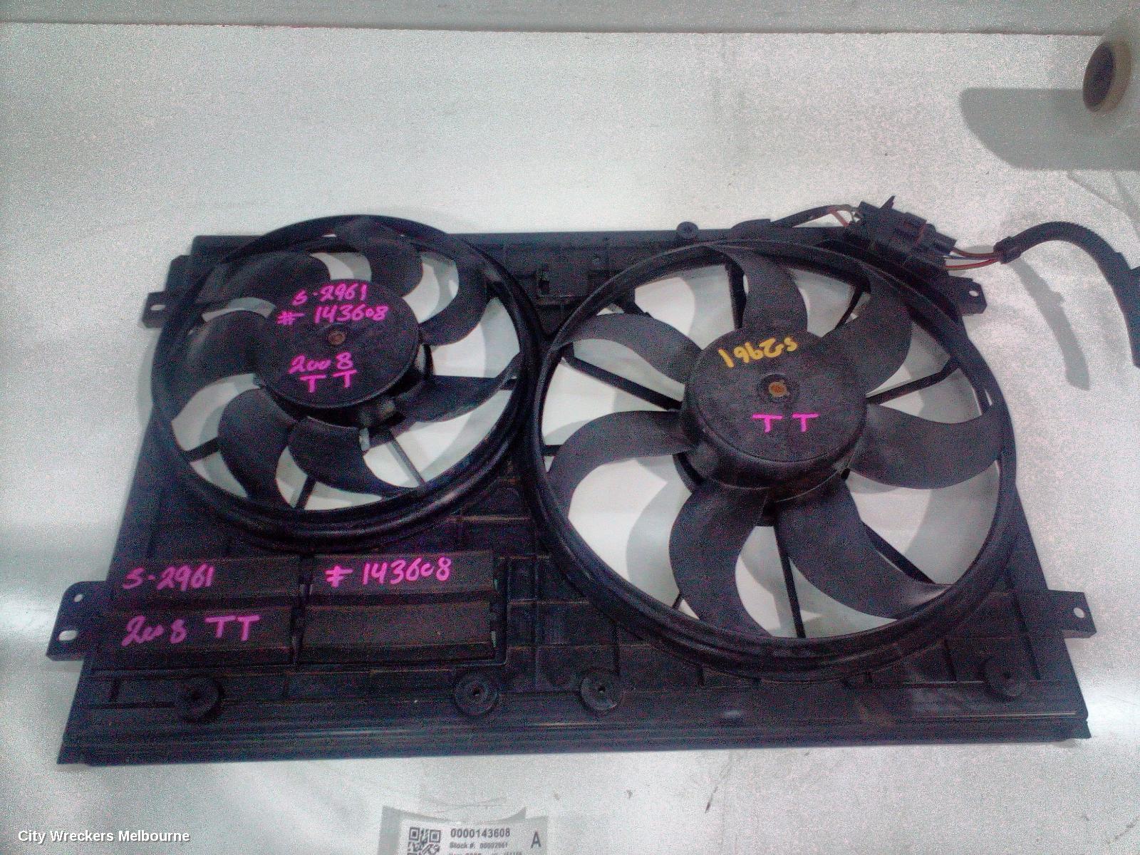 AUDI TT FAN, RAD FAN, 2.0, PETROL, 8J, 09/2006 - 12/2014 - Image 2