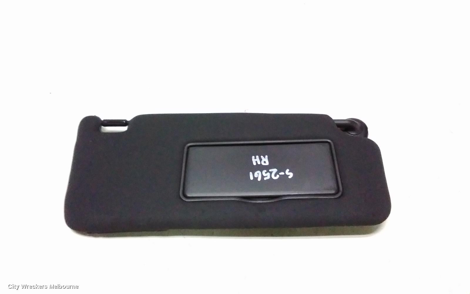 HONDA CIVIC SUNVISOR, 10TH GEN, RH SIDE, LIGHT GREY, CLOTH, 05/2016 - 08/2021 - Image 1
