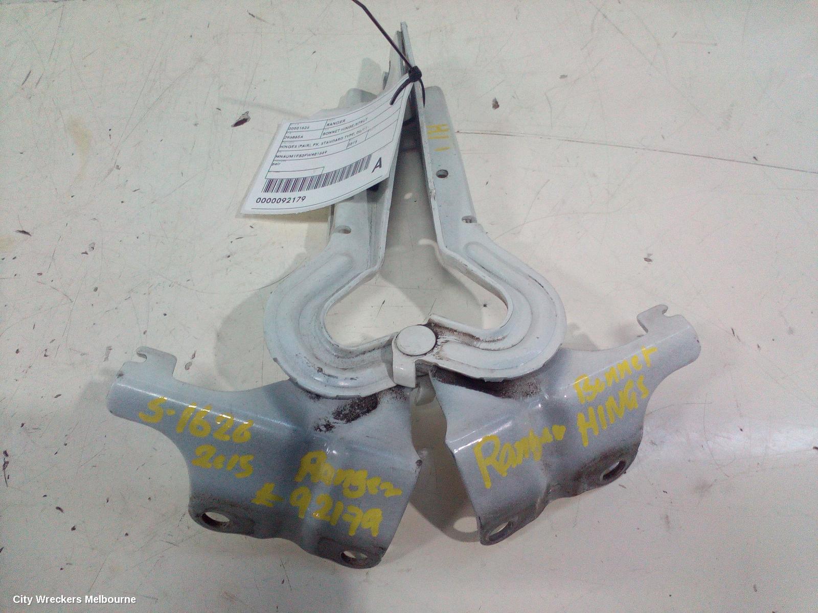 FORD RANGER BONNET HINGE/STRUT, HINGES (PAIR), PX, STANDARD TYPE, 06/2011 ONWARDS - Image 2