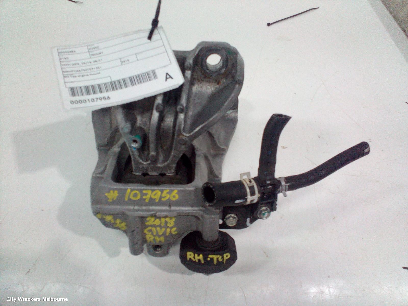 HONDA CIVIC MOUNT, 10TH GEN, 05/2016 - 08/2021 - Image 1