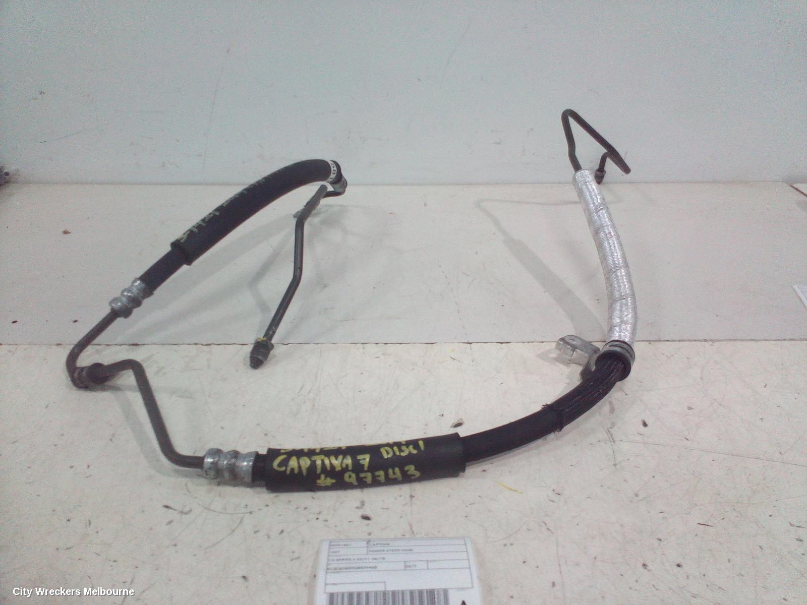 HOLDEN CAPTIVA POWER STEER HOSE, CG SERIES 2, DIESEL, 2.2, TURBO, HIGH PRESSURE LINE, 03/2011 - 06/2018 - Image 1