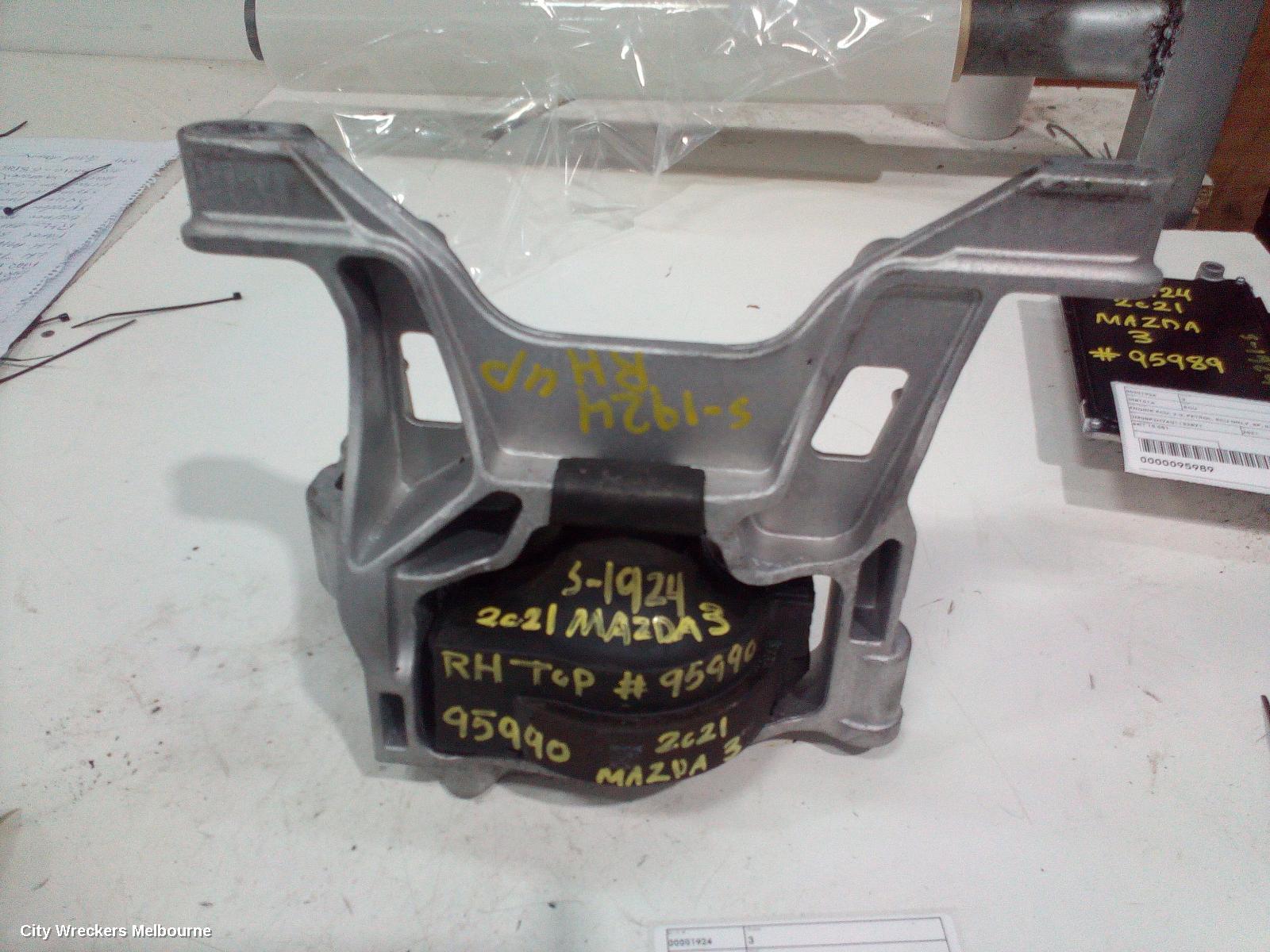 MAZDA 3 MOUNT, BP, 03/2019 ONWARDS - Image 1