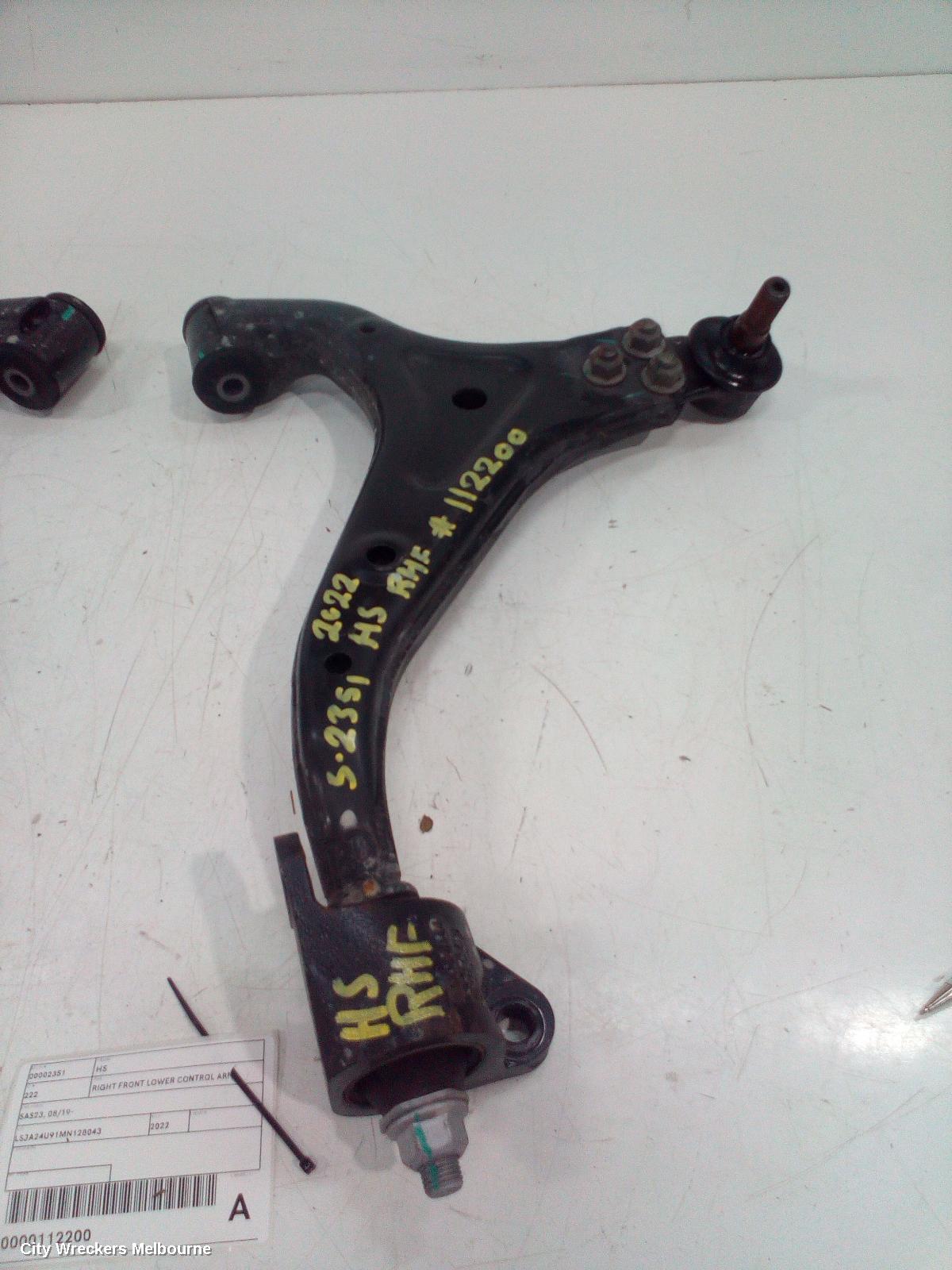 MG HS RIGHT FRONT LOWER CONTROL ARM, SAS23, 08/2019 - 12/2024 - Image 2