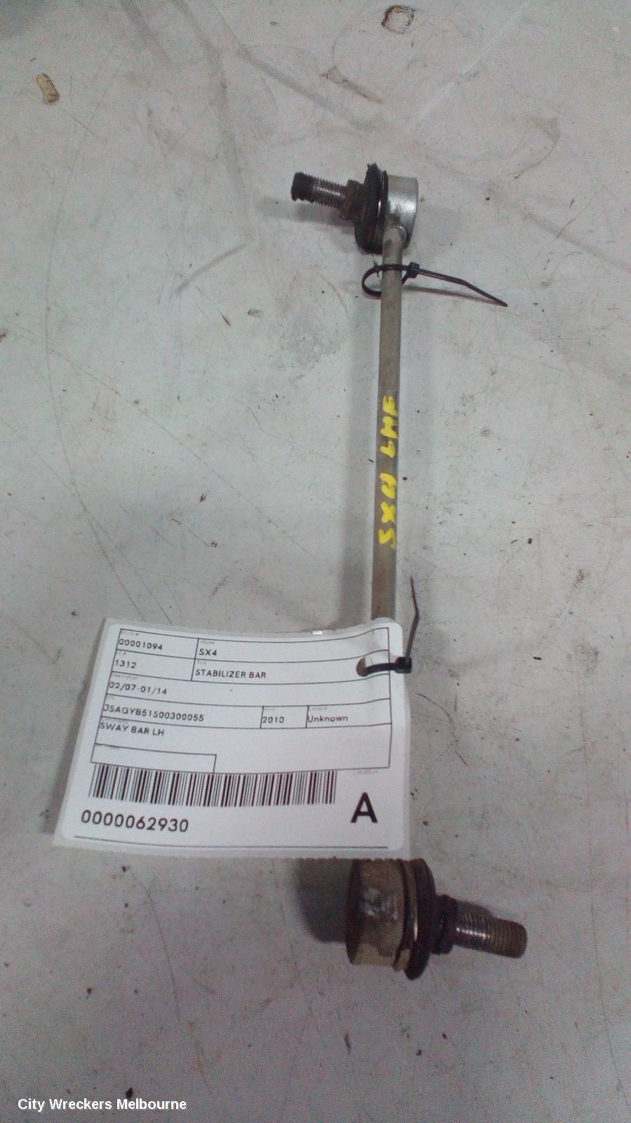 SUZUKI SX4 STABILISER BAR, 01/2007 - 01/2014 - Image 1
