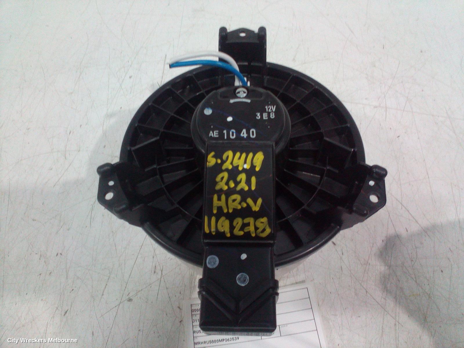 HONDA HRV HEATER FAN MOTOR, RU, 12/2014 - 10/2021 - Image 2