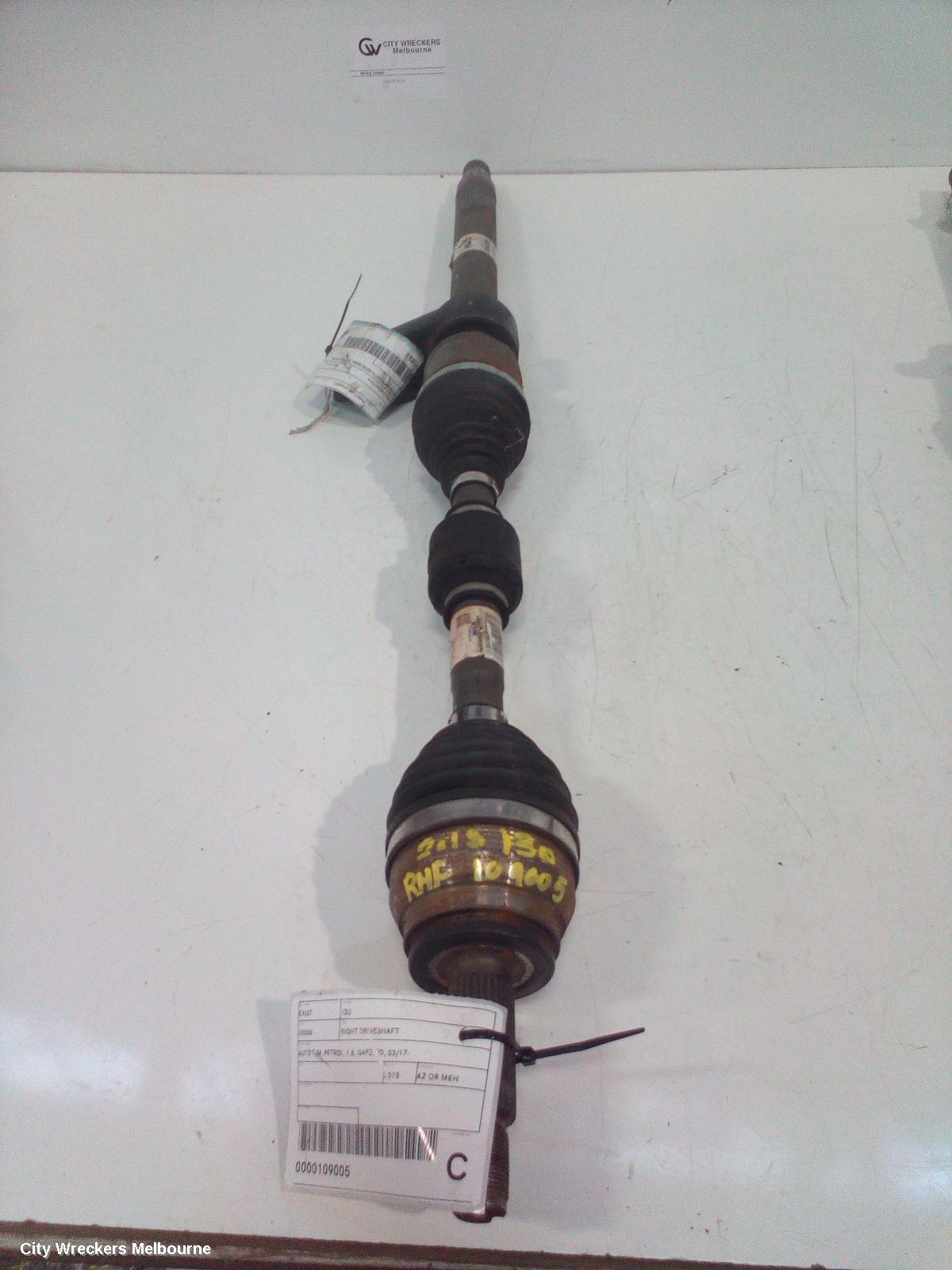 HYUNDAI I30 RIGHT DRIVESHAFT, AUTO T/M, PETROL, 1.6, G4FJ, PD, 03/2017 ONWARDS - Image 1