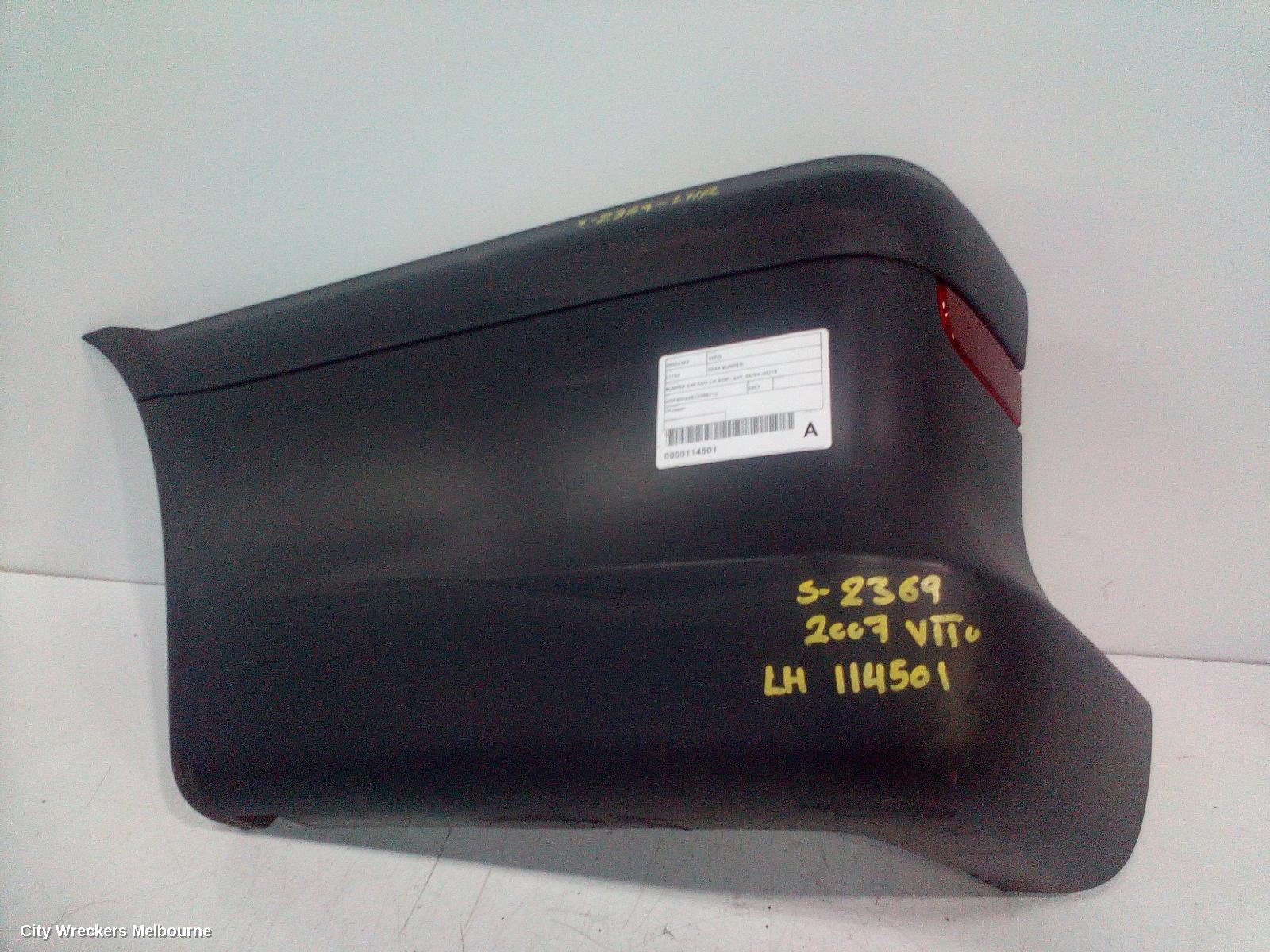MERCEDES VITO REAR BUMPER, BUMPER BAR END (LH SIDE), 639, 04/2004 - 02/2015 - Image 1