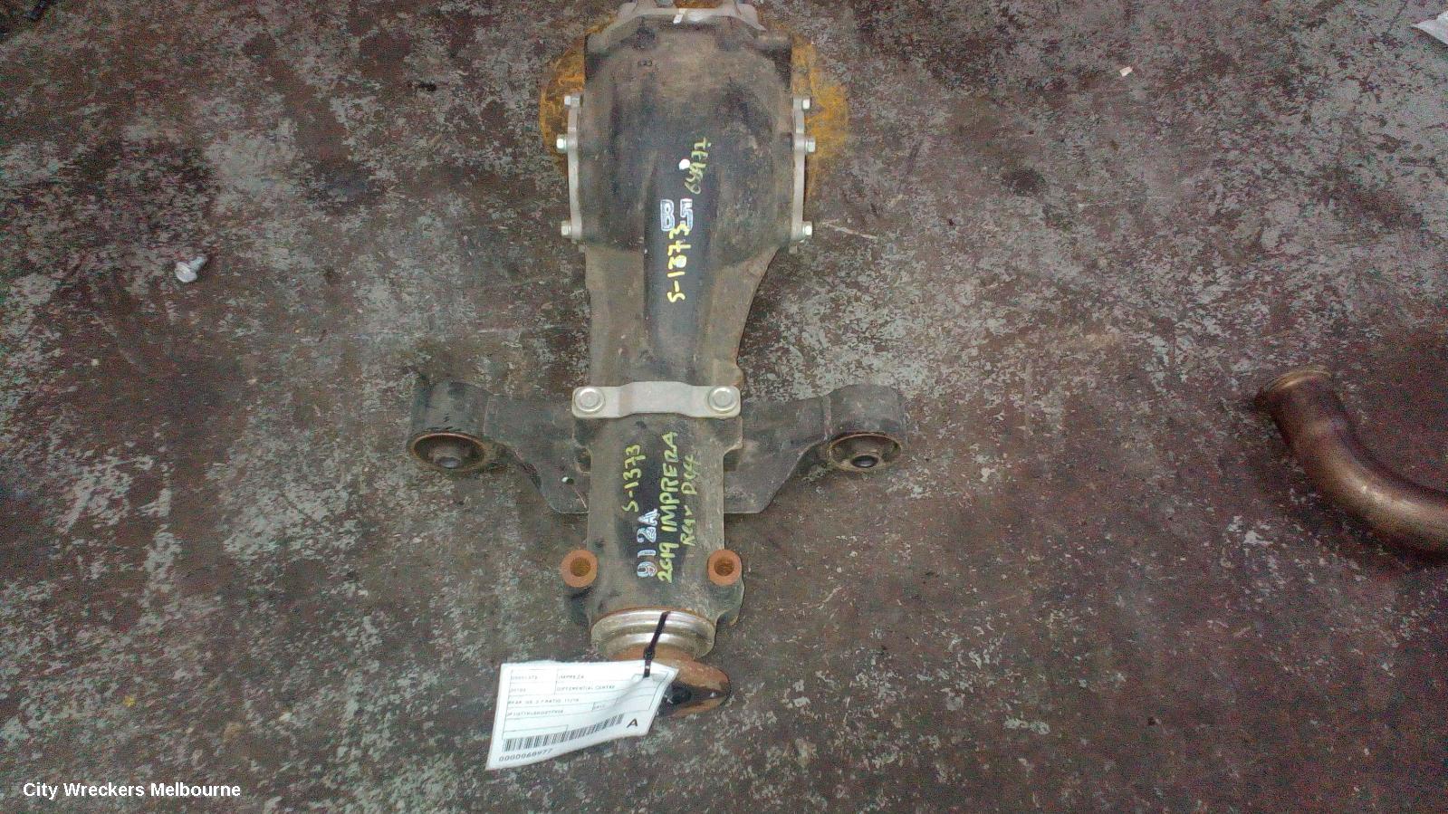 SUBARU IMPREZA DIFFERENTIAL CENTRE, REAR, G5, 3.7 RATIO, 11/2016 ONWARDS - Image 2