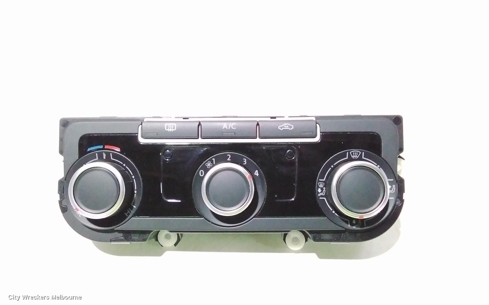 VOLKSWAGEN TIGUAN HEATER/AC CONTROLS, 5N, STANDARD TYPE, NON SEAT WARMER, 05/2008 - 08/2016 - Image 1