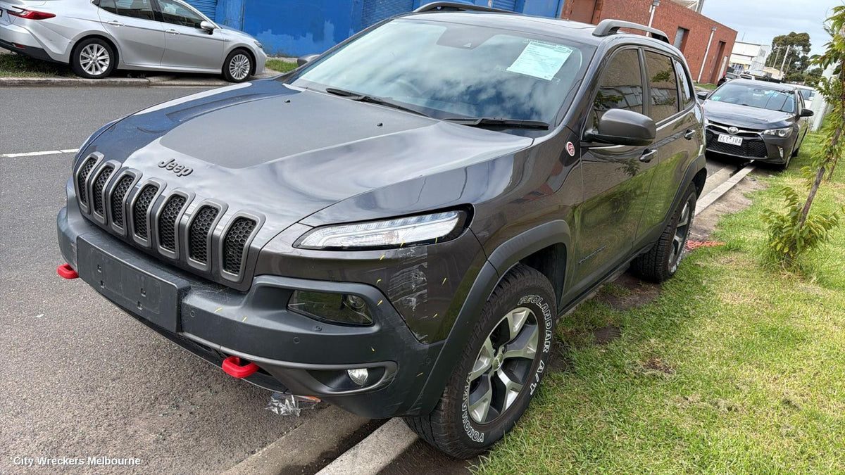 JEEP CHEROKEE REAR BUMPER, KL, BUMPER BAR (3 PIECE), TRAILHAWK, W/ PARK SENSOR TYPE, 02/2014 - 03/2018 - Image 2
