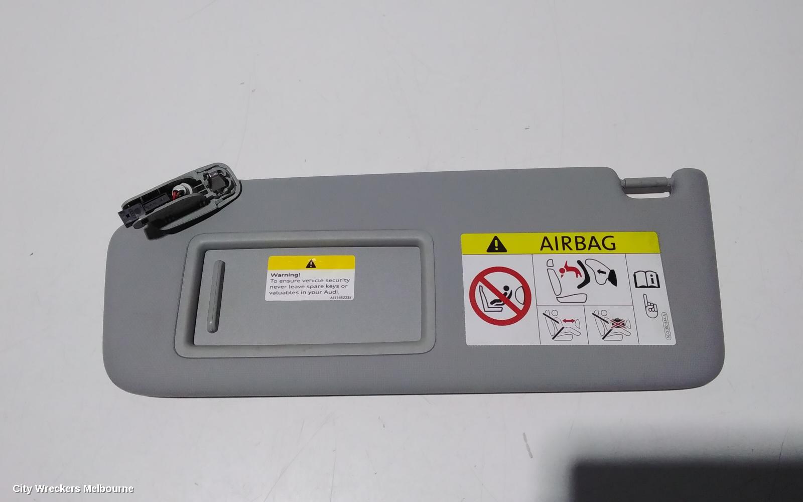 AUDI A4 SUNVISOR, B9 8W, LH SIDE, GREY, 10/2015 ONWARDS - Image 1