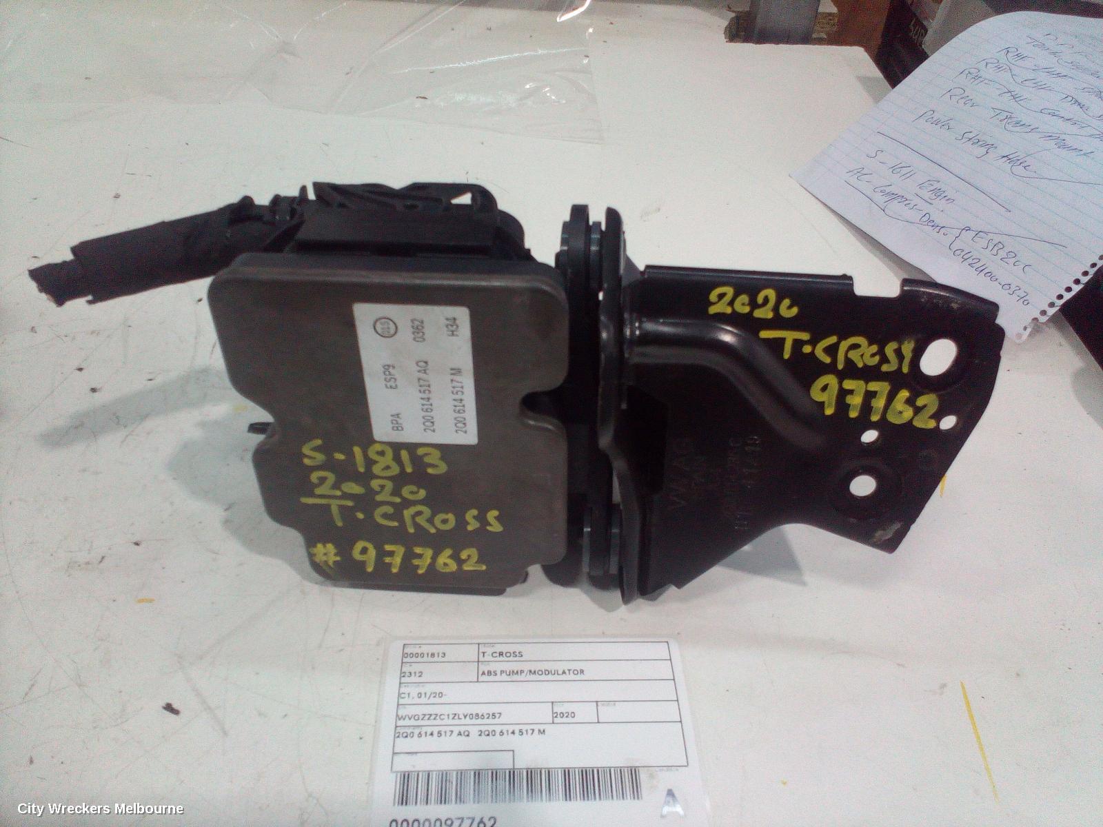 VOLKSWAGEN T-CROSS ABS PUMP/MODULATOR, C1, 01/2020 ONWARDS - Image 3