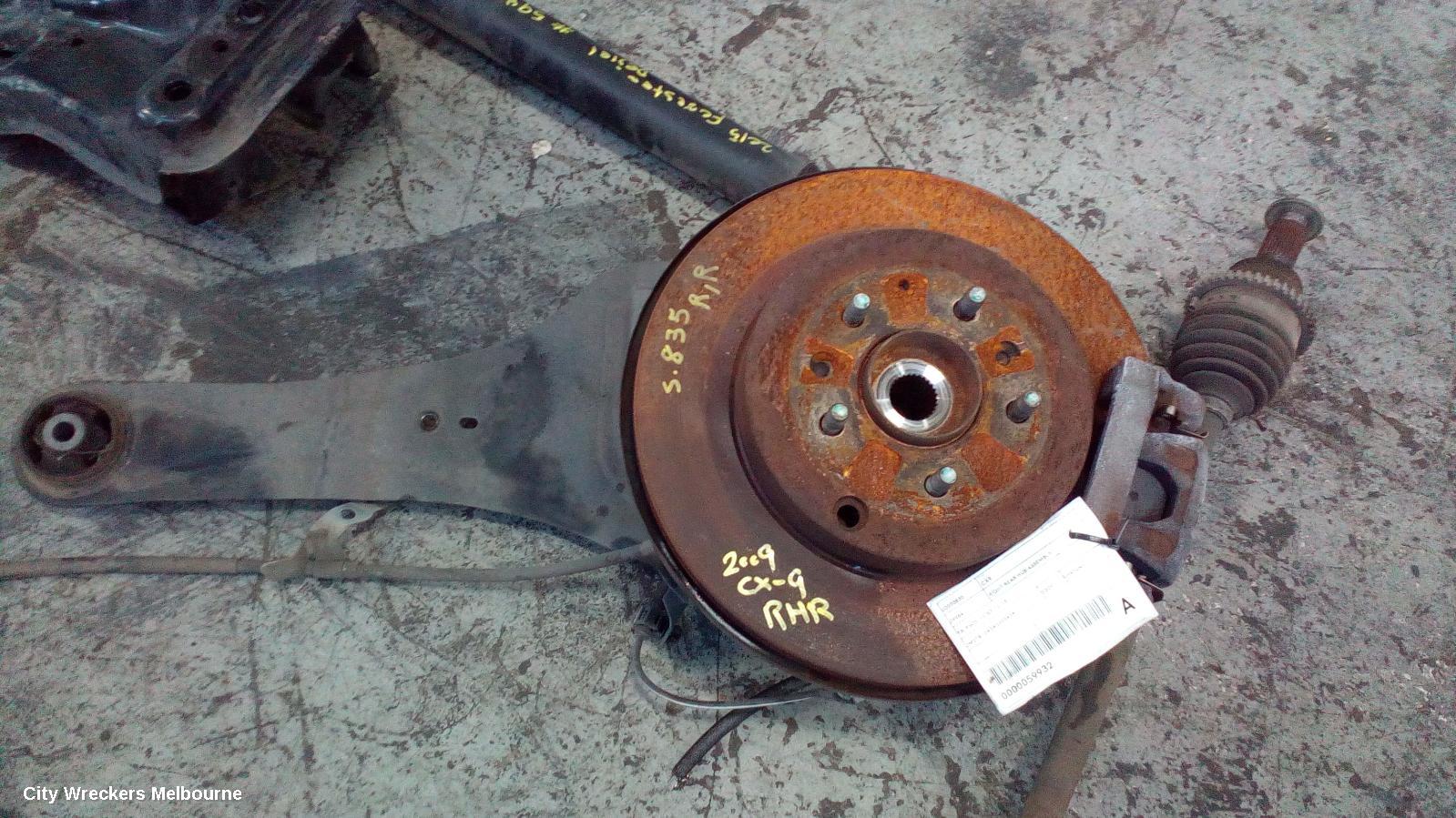 MAZDA CX9 RIGHT REAR HUB ASSEMBLY, TB, AWD, 12/2007 - 12/2015 - Image 1