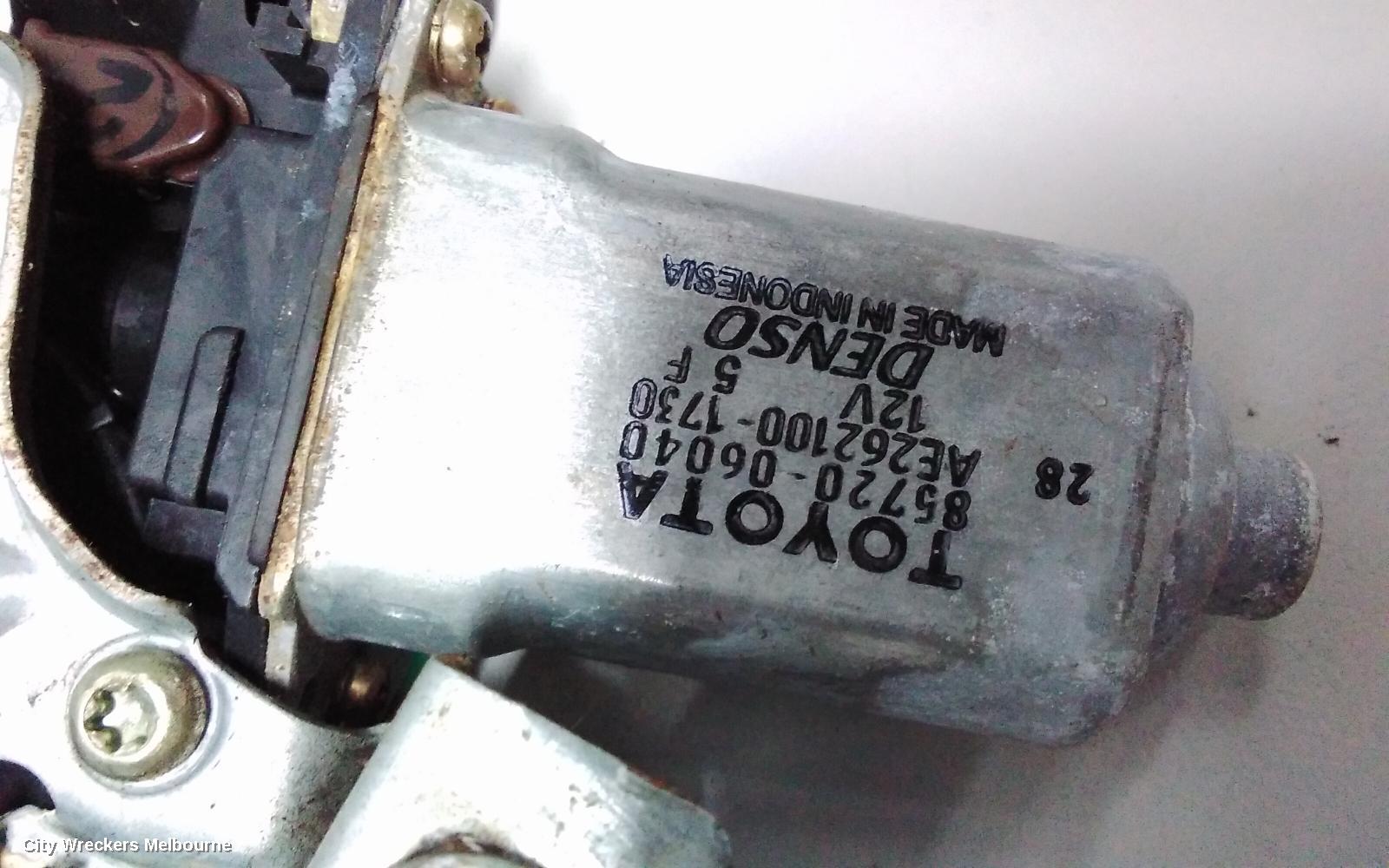 TOYOTA CAMRY LEFT FRONT WINDOW REG/MOTOR, SK36, POWER, 08/2002 - 05/2006 - Image 3
