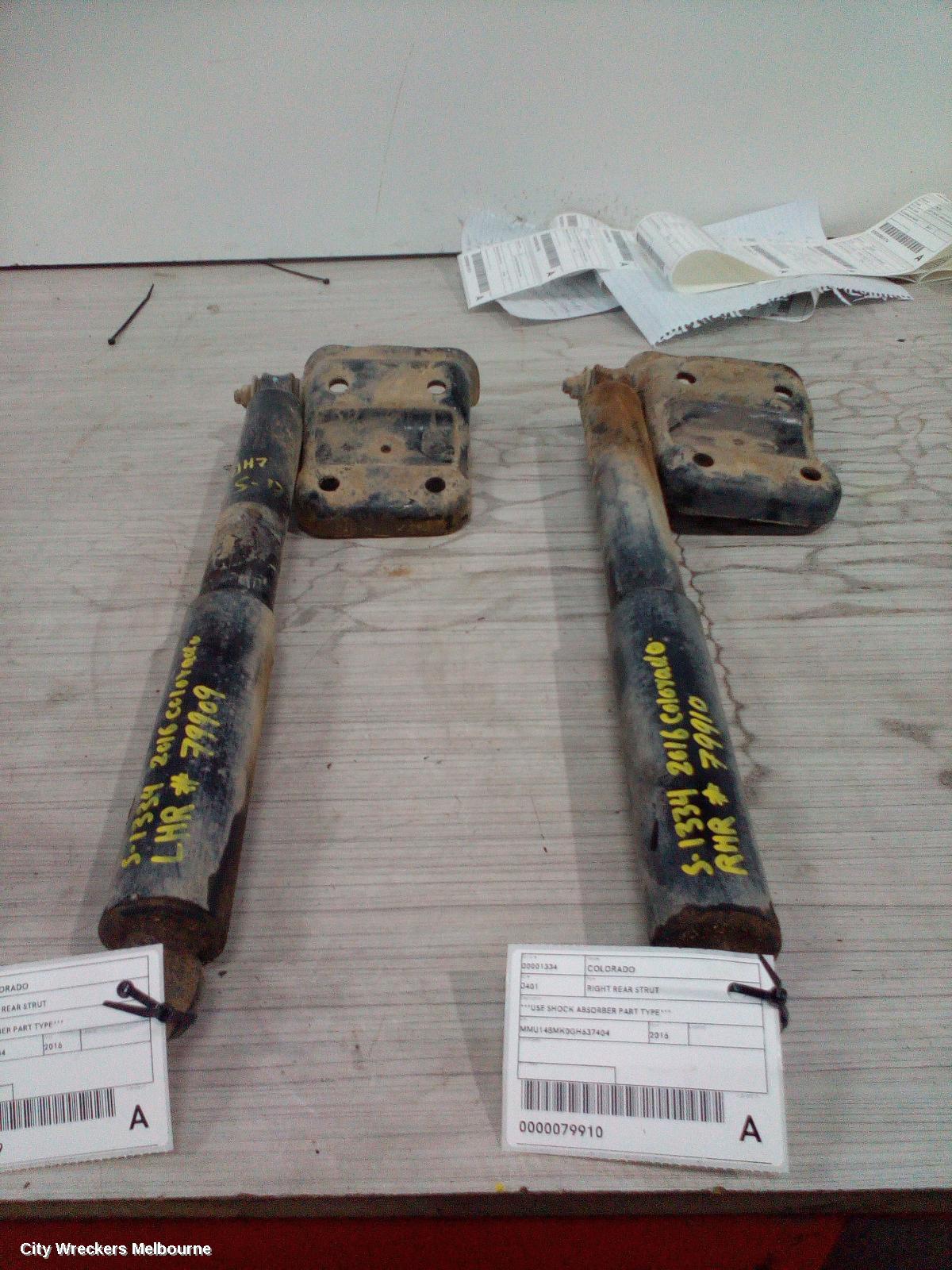 HOLDEN COLORADO LEFT REAR STRUT, ***USE SHOCK ABSORBER PART TYPE*** - Image 2