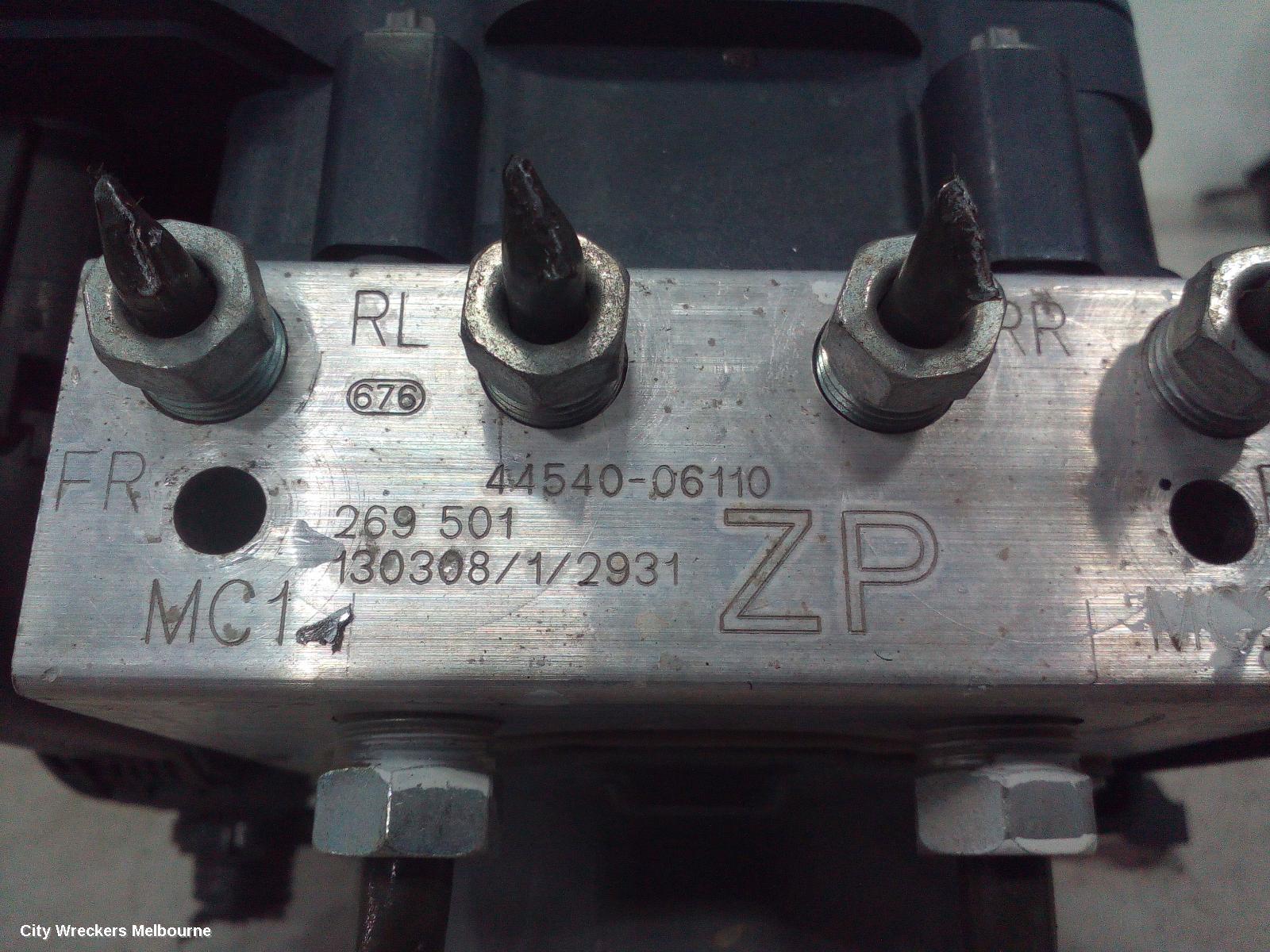 TOYOTA CAMRY ABS PUMP/MODULATOR, ASV50, STANDARD (NON HYBRID), P/N 4454006110, 12/2011 - 05/2015 - Image 2