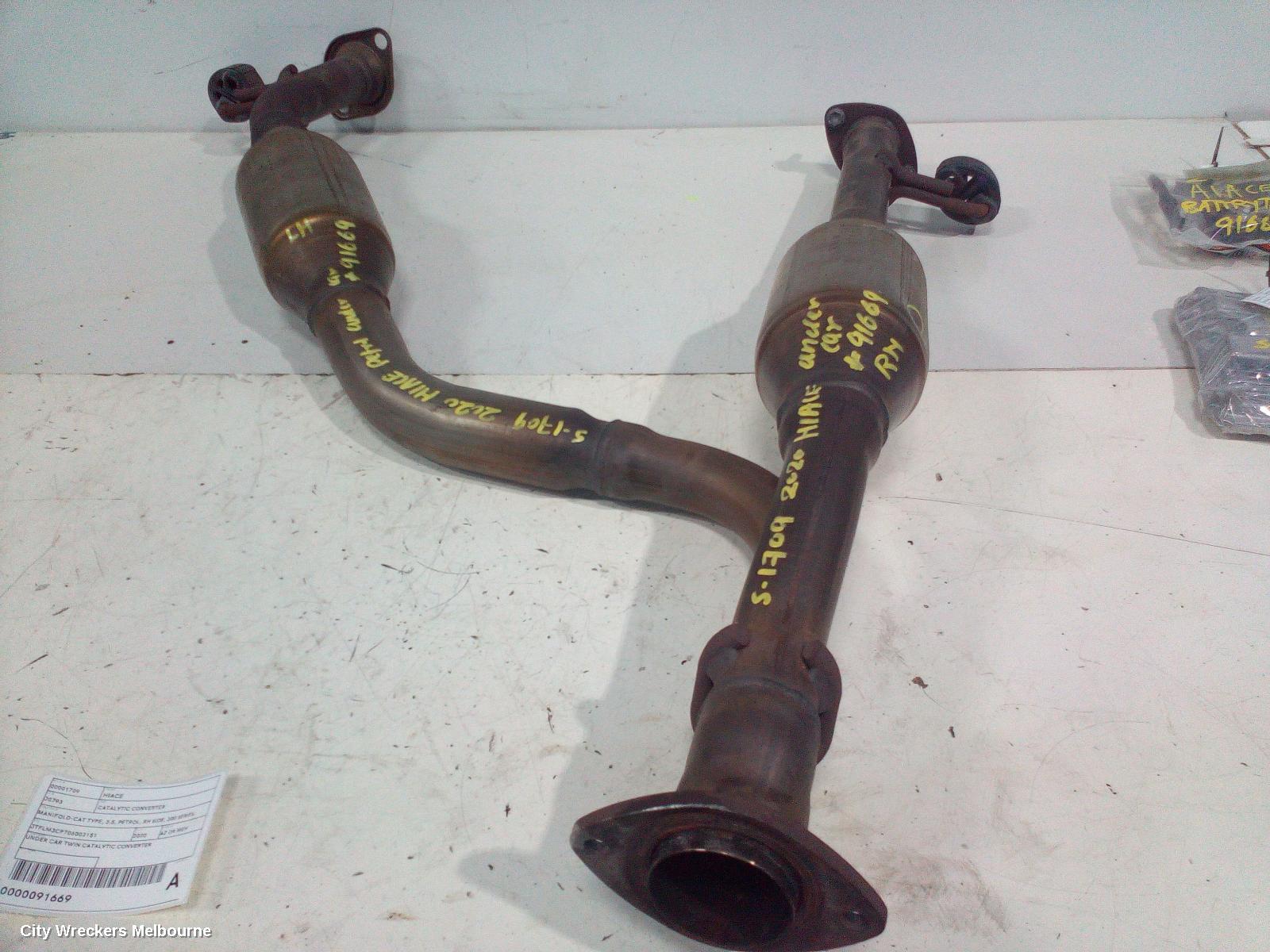 TOYOTA HIACE CATALYTIC CONVERTER, MANIFOLD-CAT TYPE, 3.5, PETROL, RH SIDE, 300 SERIES, 04/2019 - 12/2021 - Image 2