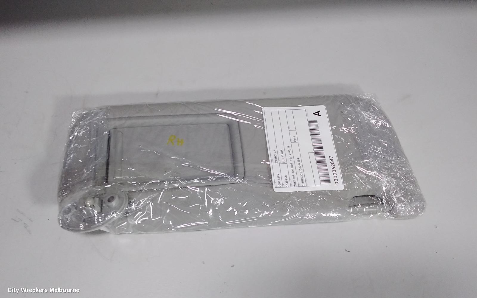 TOYOTA COROLLA SUNVISOR, ZRE182R, RH SIDE, 10/2012 - 06/2018 - Image 3